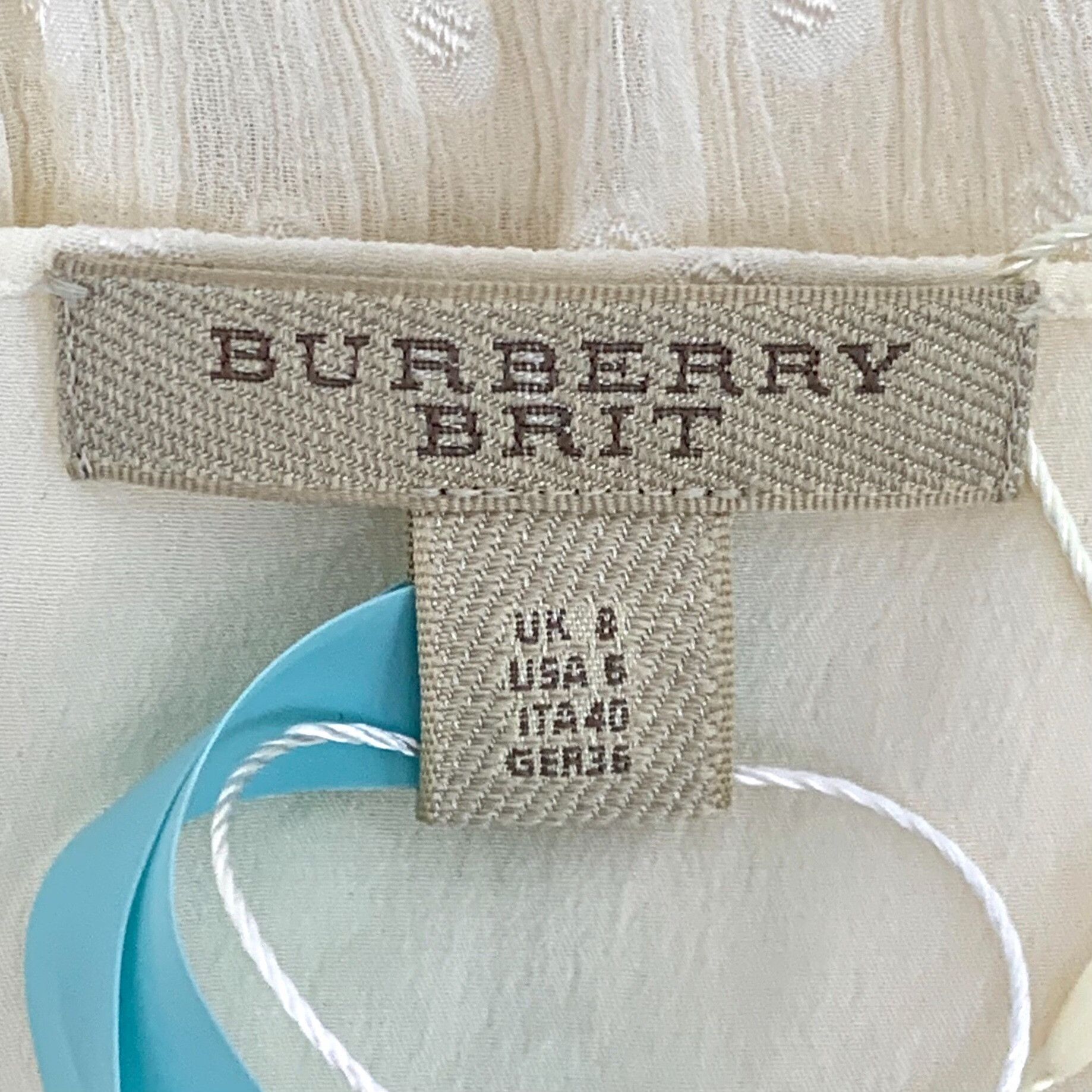 Burberry Burberry Polka Dot Silk Mini Dress US 6 Size M / US 6-8 / IT 42-44 - 6 Thumbnail