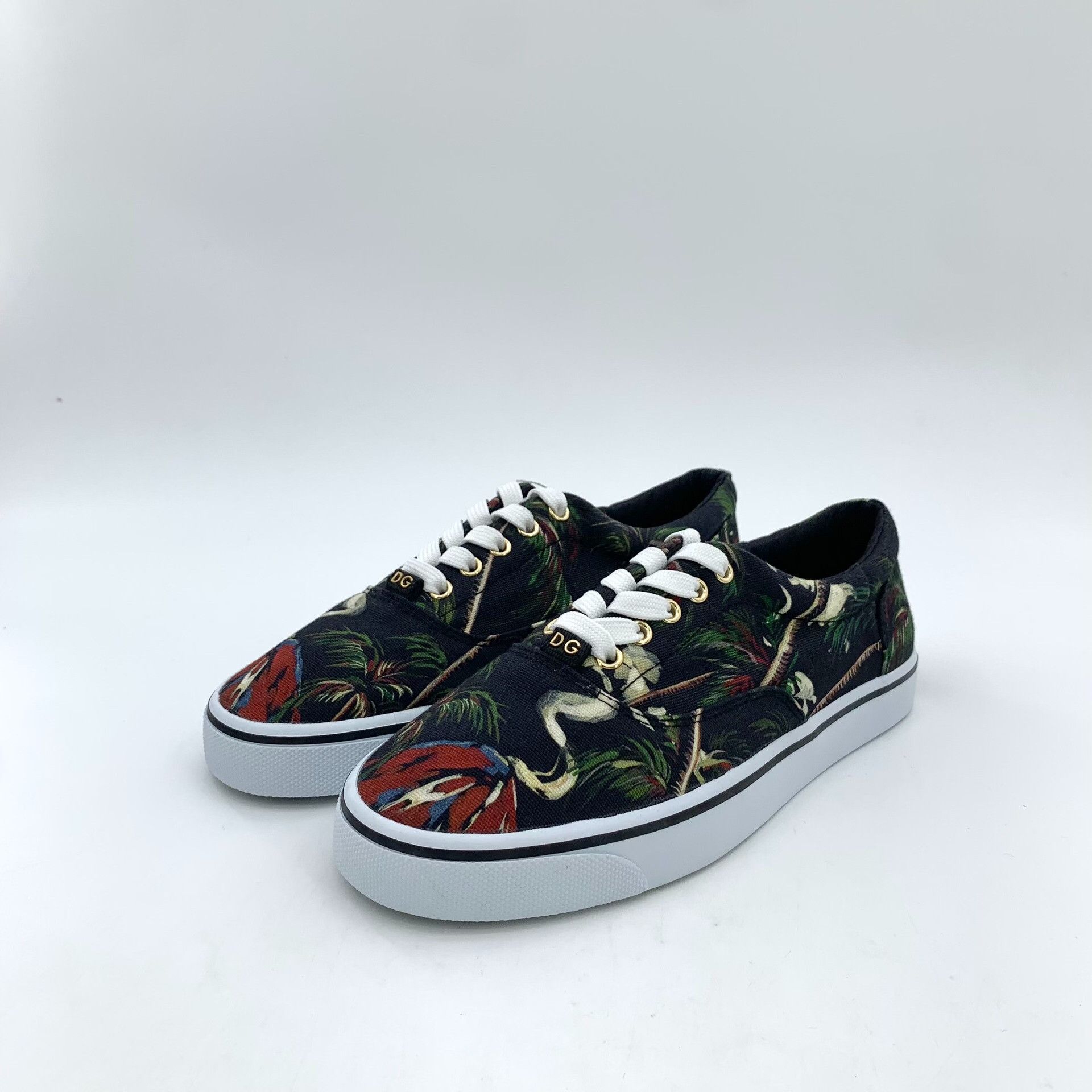 Dolce & Gabbana Dolce & Gabbana Tropical Print Sneakers US 7 Size US 7 / EU 40 - 2 Thumbnail