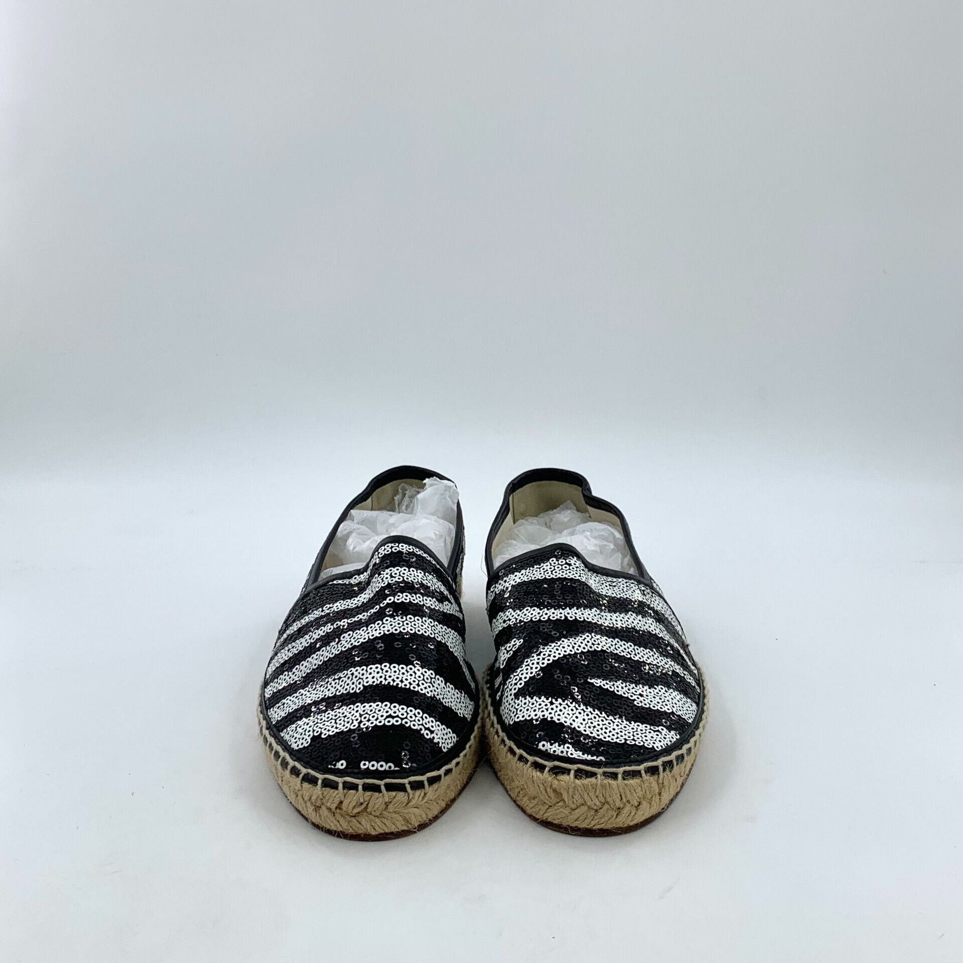 Dolce & Gabbana Dolce & Gabbana Sequin Striped Espadrilles Size 39 Size US 6 / EU 39 - 4 Thumbnail
