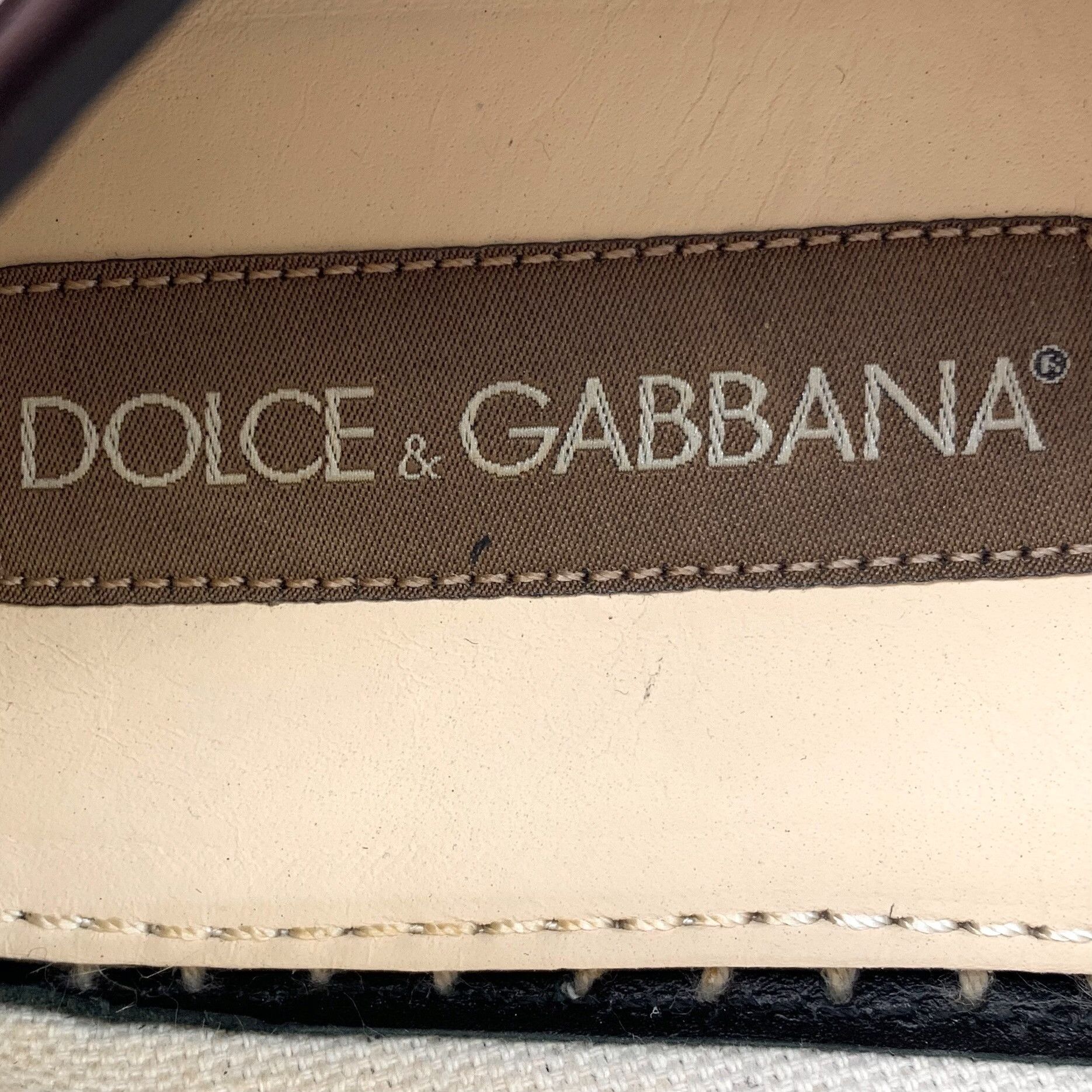 Dolce & Gabbana Dolce & Gabbana Sequin Striped Espadrilles Size 39 Size US 6 / EU 39 - 8 Thumbnail