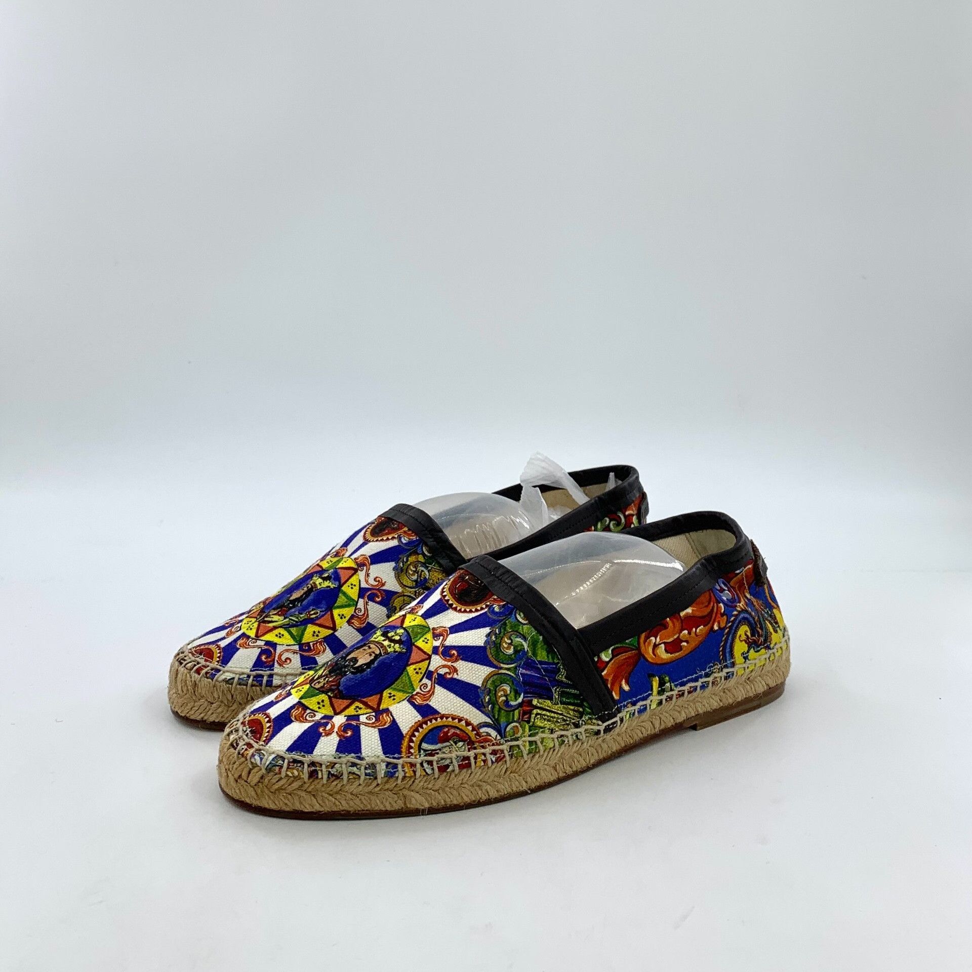 Dolce & Gabbana Dolce & Gabbana Crown Print Espadrilles 39 Size US 6 / EU 39 - 2 Thumbnail