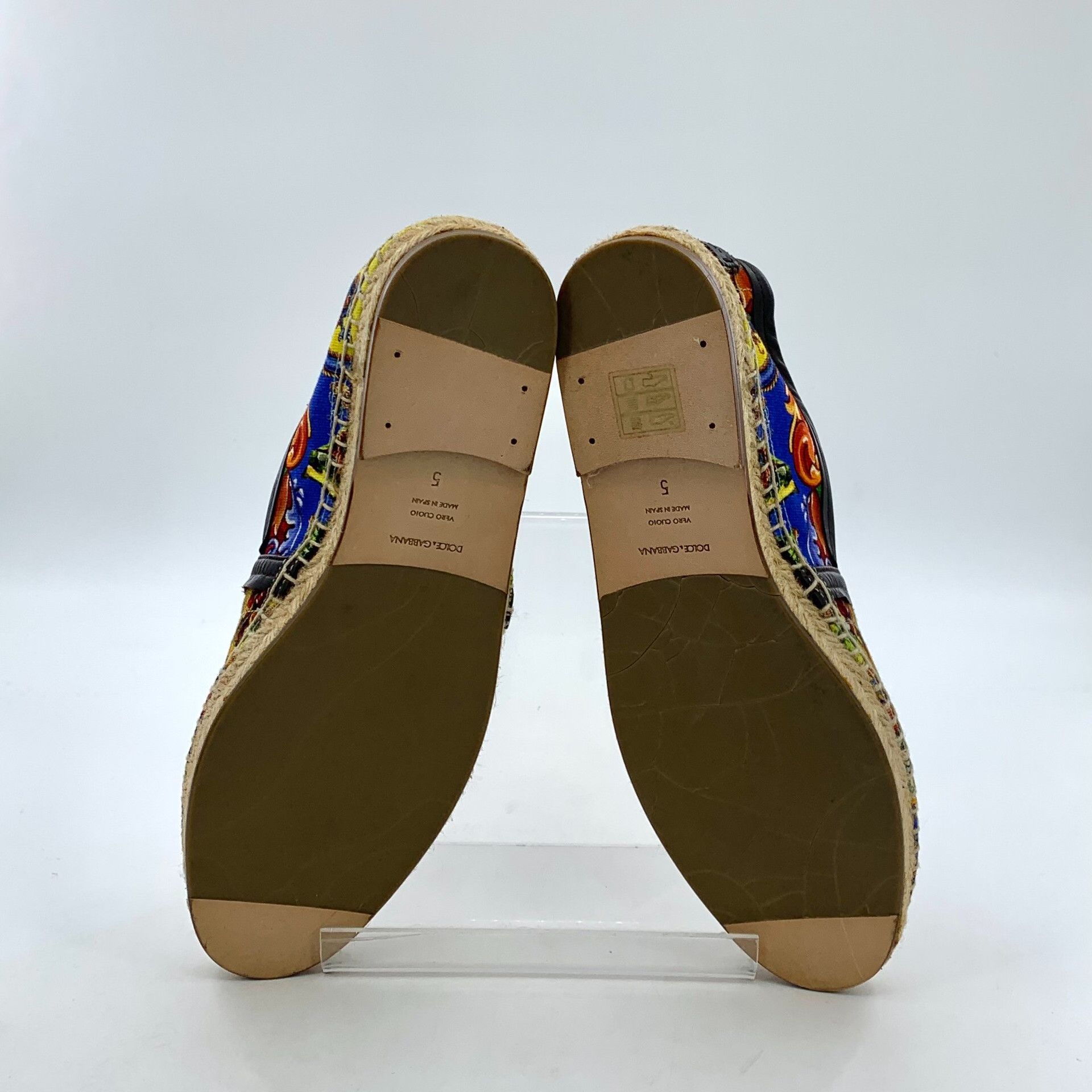 Dolce & Gabbana Dolce & Gabbana Crown Print Espadrilles 39 Size US 6 / EU 39 - 6 Thumbnail