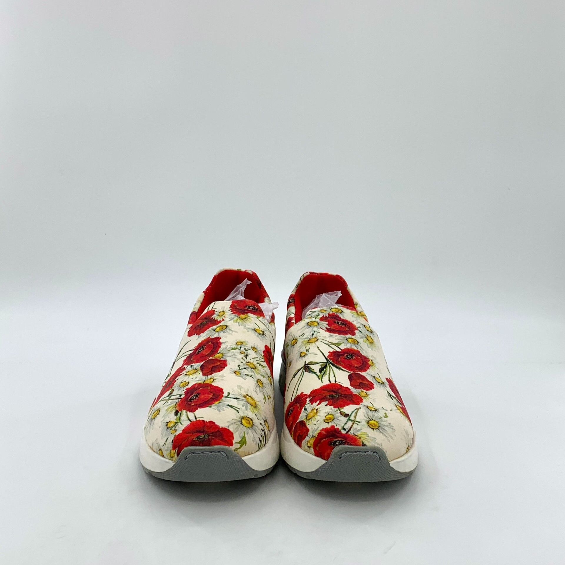 Dolce & Gabbana Dolce & Gabbana Floral Print Slip On Sneakers 38 Size US 8 / IT 38 - 4 Thumbnail