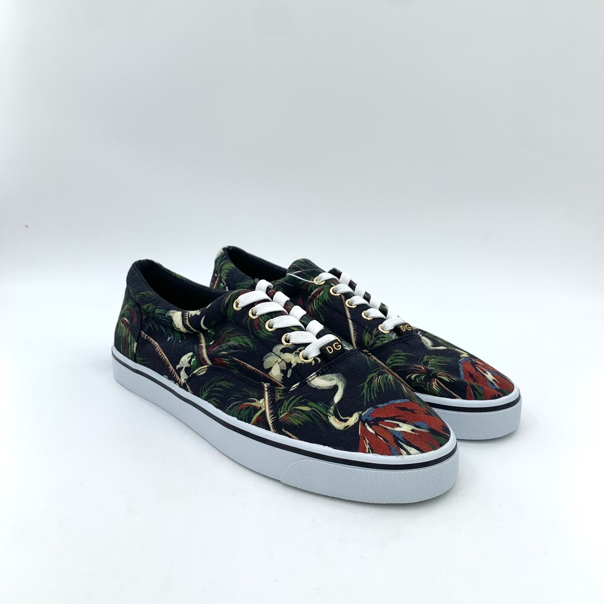 Dolce & Gabbana Dolce & Gabbana Palm Tree Print Sneakers Size 43 Size US 10 / EU 43 - 3 Thumbnail