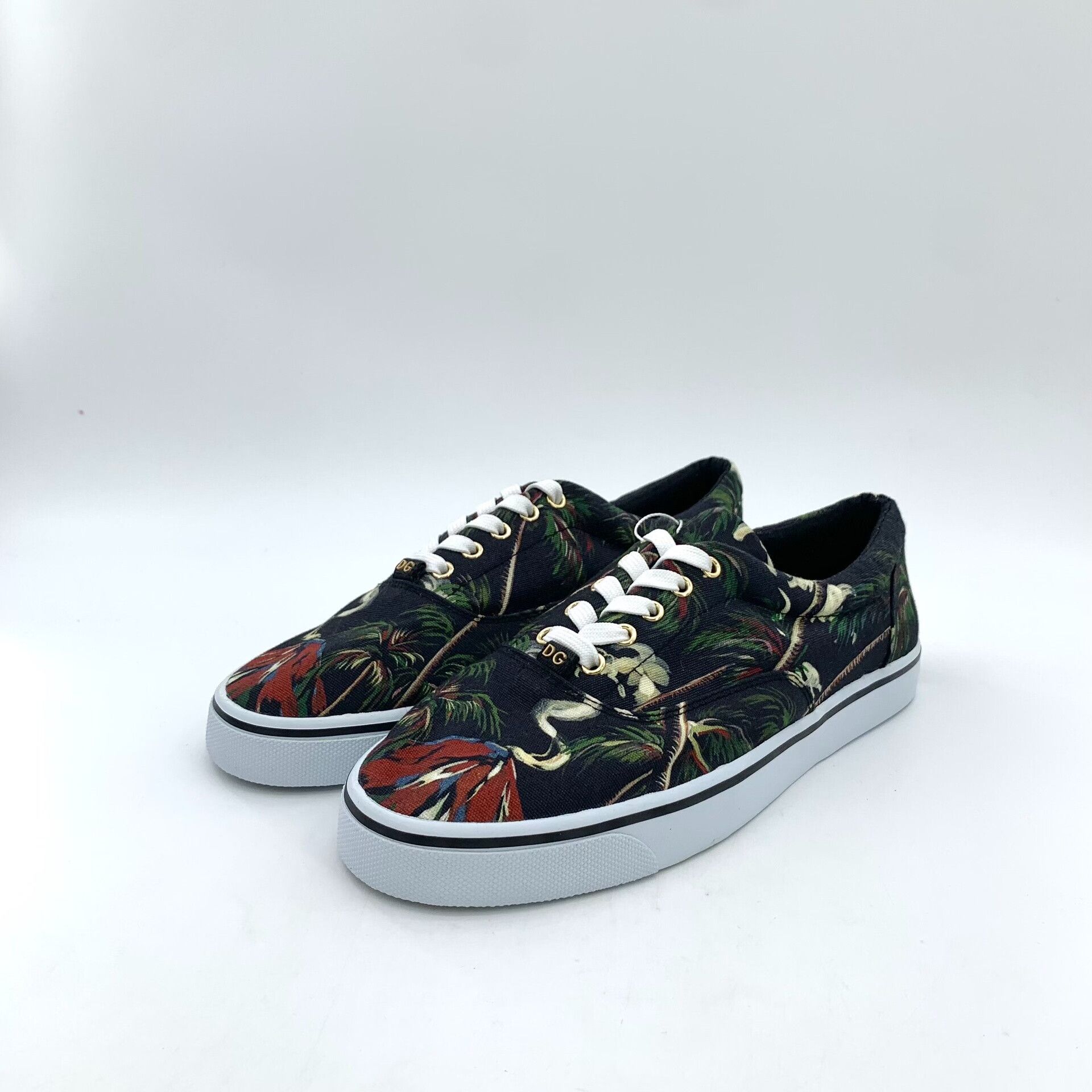 Dolce & Gabbana Dolce & Gabbana Palm Tree Print Sneakers Size 43 Size US 10 / EU 43 - 2 Thumbnail