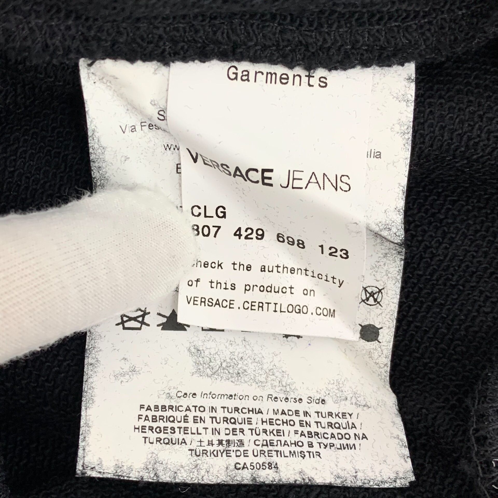 Versace Versace Jeans Graphic Logo Sweatshirt Size M Size US M / EU 48-50 / 2 - 9 Thumbnail
