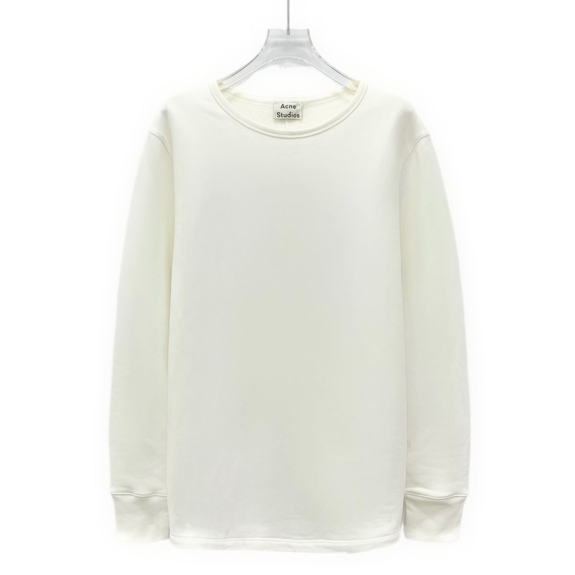 Acne Studios Acne Studios Cream Cotton Sweatshirt Size S Size US S / EU 44-46 / 1 - 2 Thumbnail
