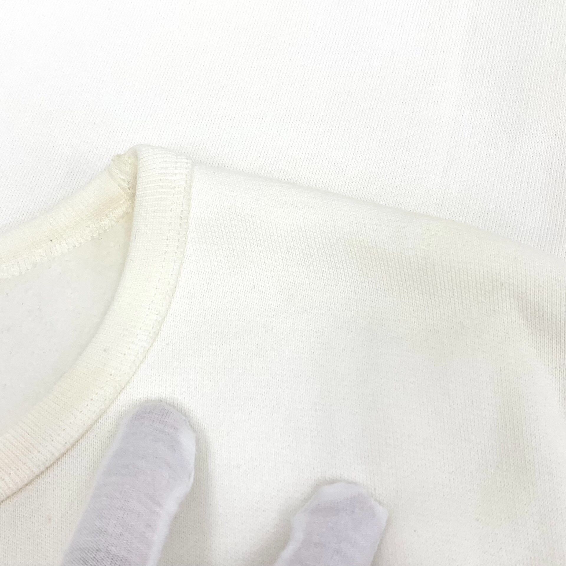 Acne Studios Acne Studios Cream Cotton Sweatshirt Size S Size US S / EU 44-46 / 1 - 10 Thumbnail