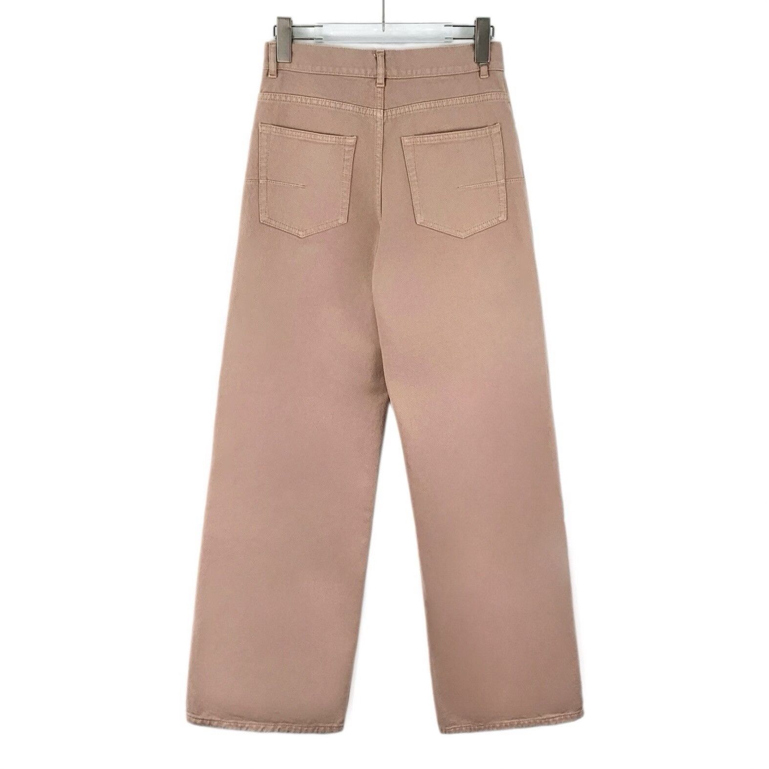 Dior Dior Pink Cotton Wide Leg Pants Size 34 Size 25" / US 0 / IT 36 - 3 Thumbnail