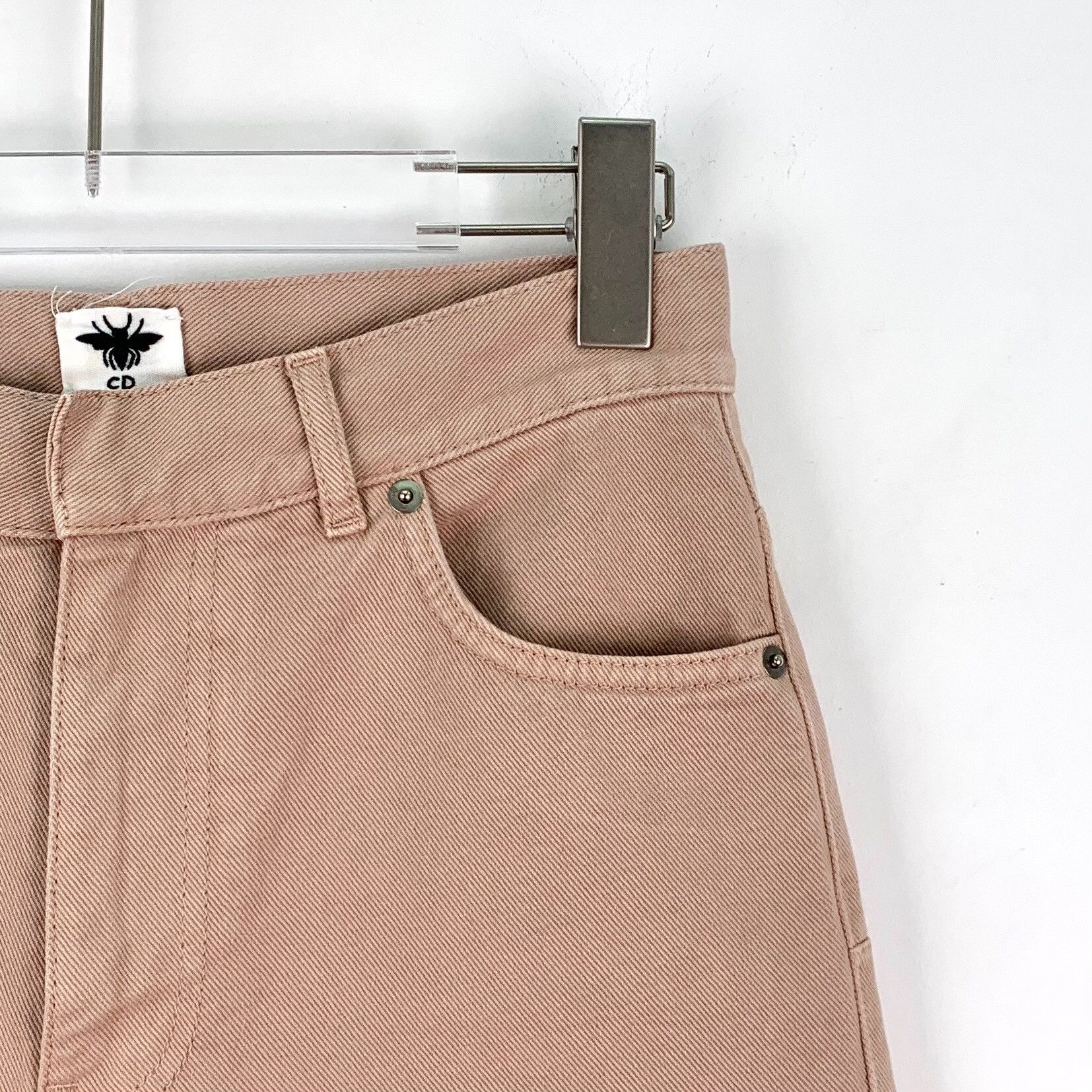 Dior Dior Pink Cotton Wide Leg Pants Size 34 Size 25" / US 0 / IT 36 - 5 Thumbnail
