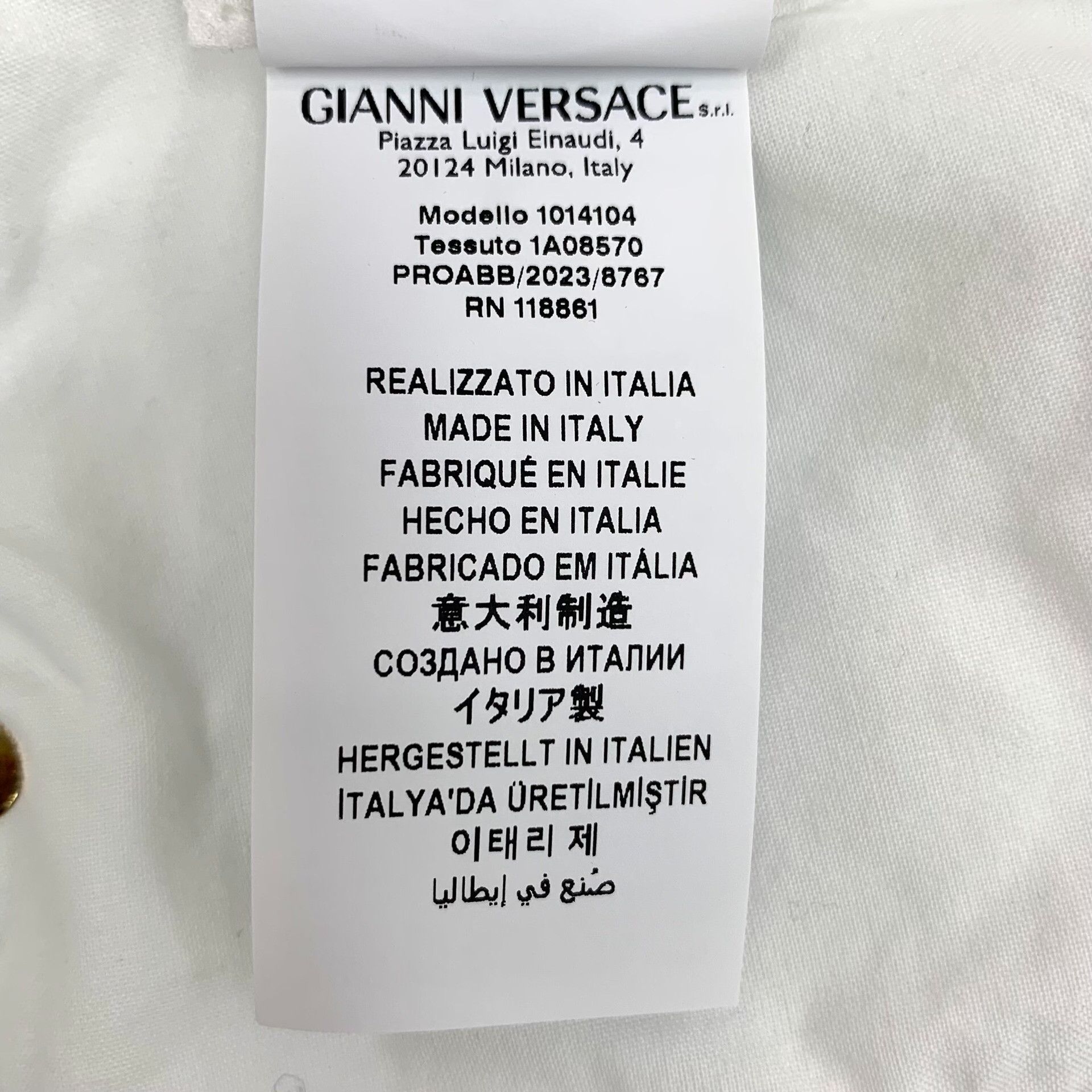 Versace Versace Leather Logo Patch Casual Pants 27 Size US 27 - 9 Thumbnail