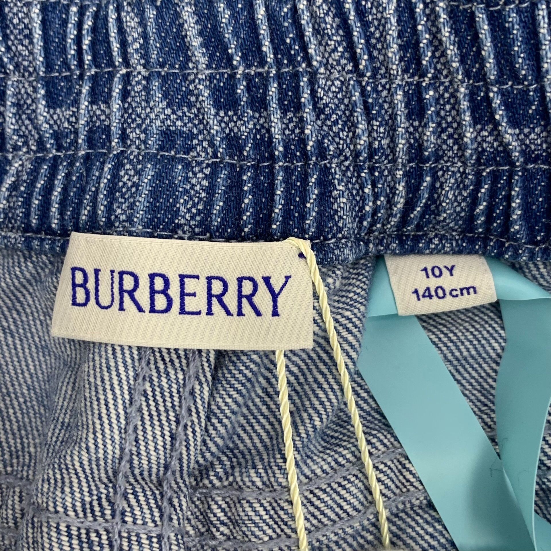 Burberry Burberry Blue Check Casual Pants 10Y Size US 26 / EU 42 - 7 Thumbnail