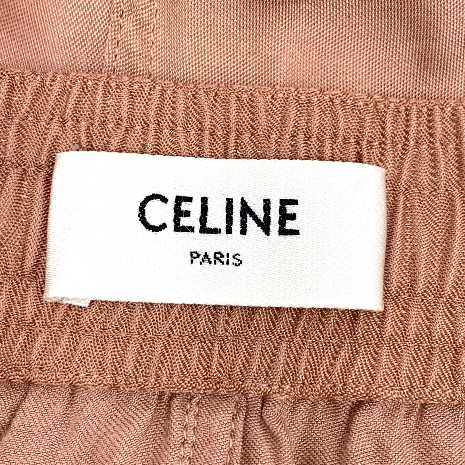 Celine Celine Triomphe Patch Viscose Pants Size 42 Size 30" / US 8 / IT 44 - 7 Thumbnail