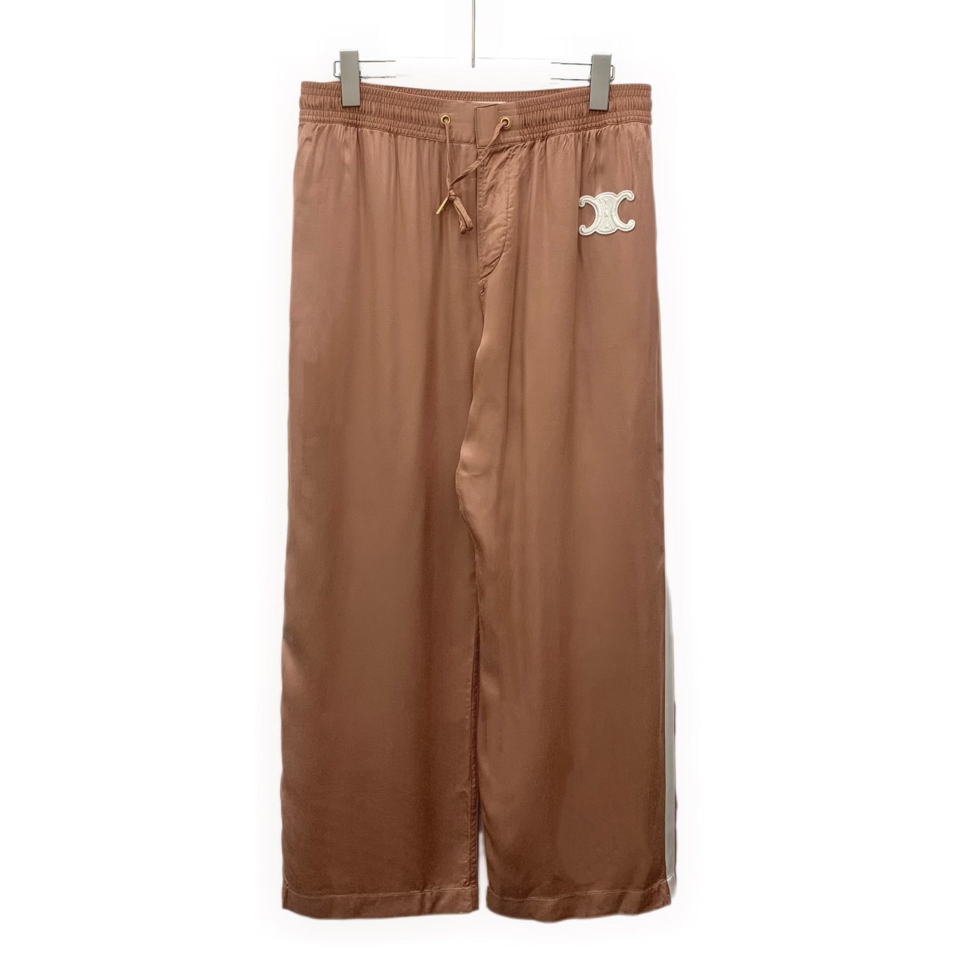 Celine Celine Triomphe Patch Viscose Pants Size 42 Size 30" / US 8 / IT 44 - 2 Thumbnail