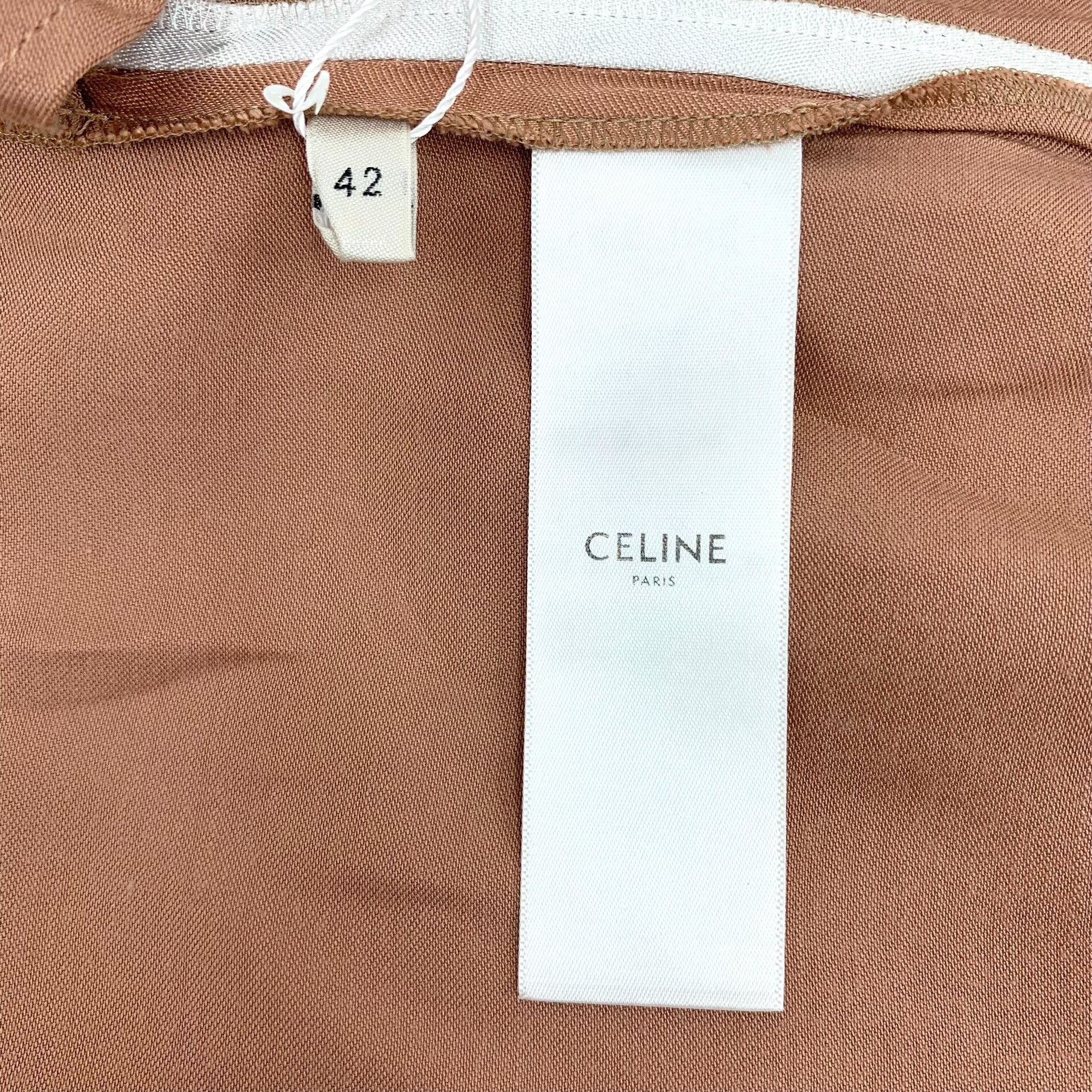 Celine Celine Triomphe Patch Viscose Pants Size 42 Size 30" / US 8 / IT 44 - 8 Thumbnail