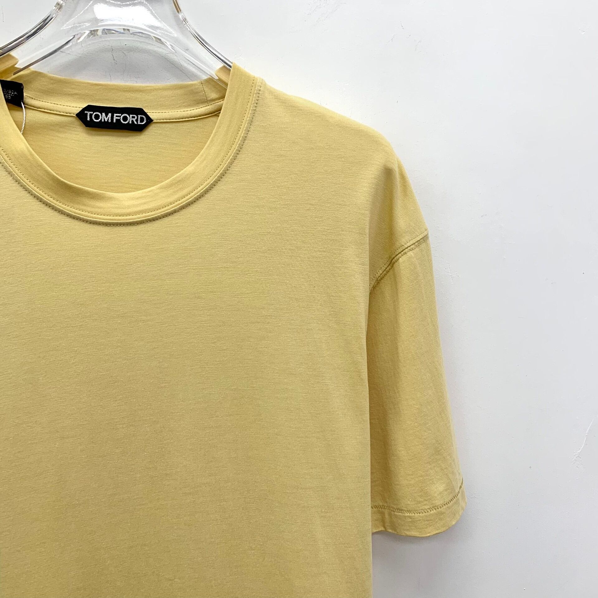 Tom Ford Tom Ford Yellow Lyocell Blend T-Shirt Size 48 Size US M / EU 48-50 / 2 - 4 Thumbnail