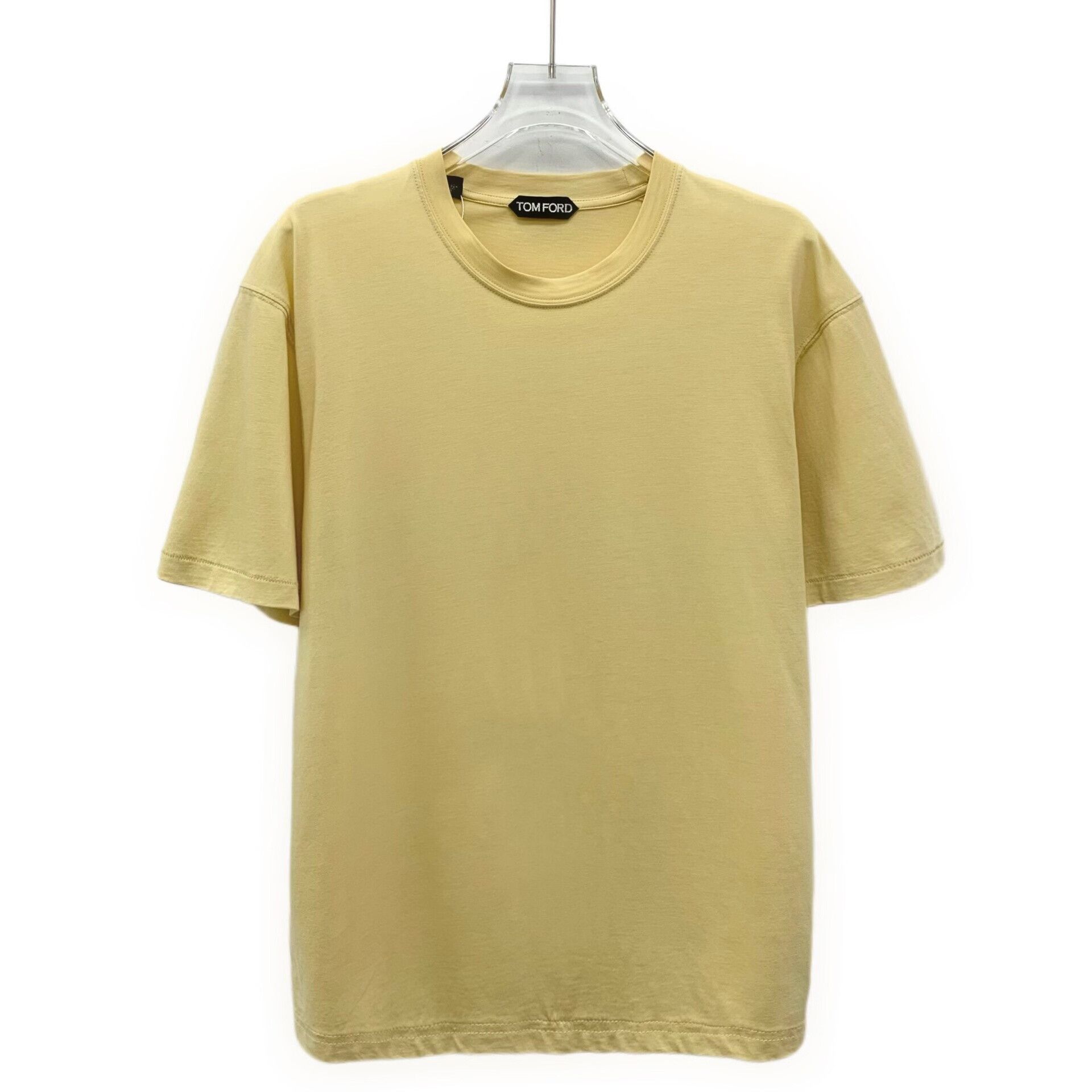 Tom Ford Tom Ford Yellow Lyocell Blend T-Shirt Size 48 Size US M / EU 48-50 / 2 - 2 Thumbnail