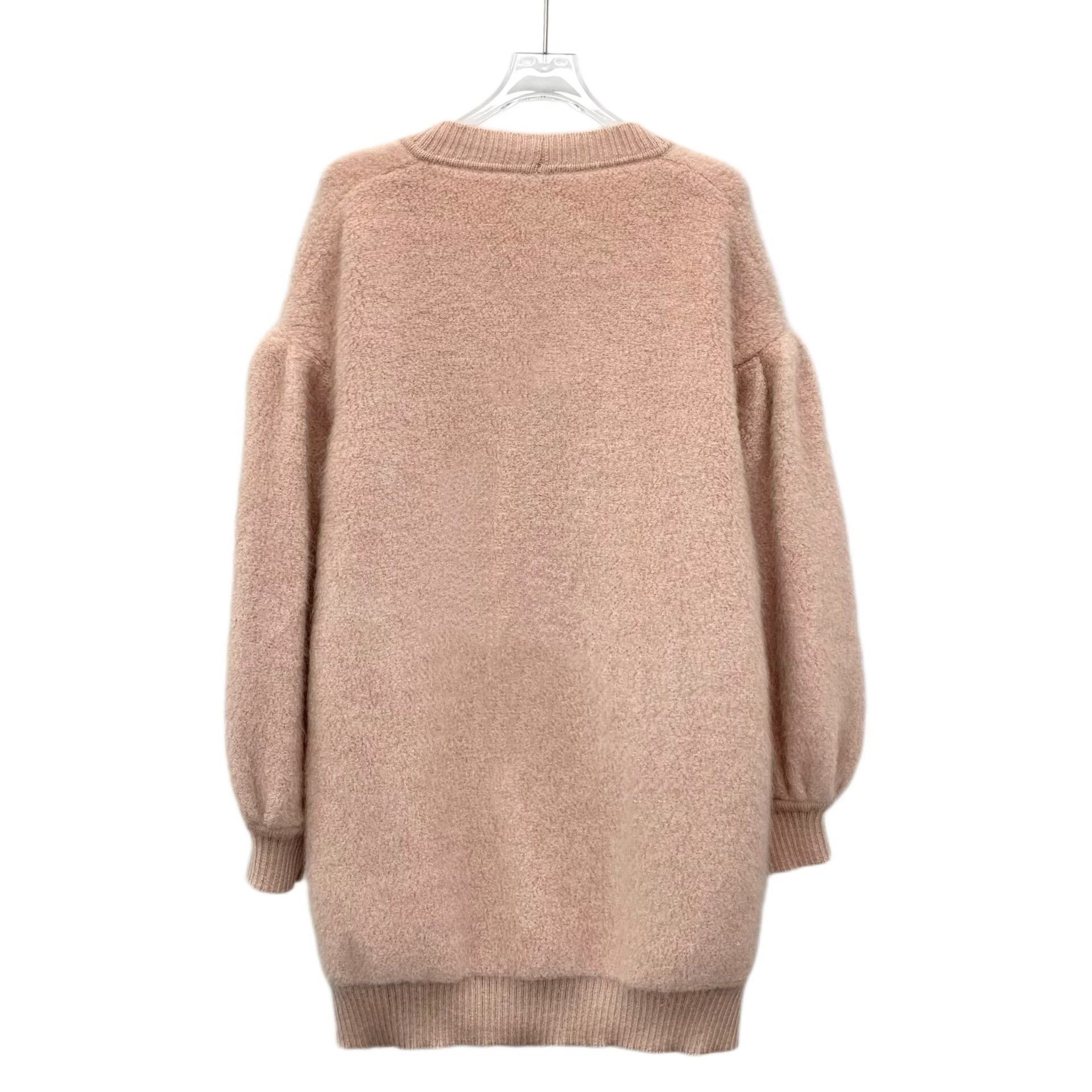Fendi Fendi Pink Mohair F-Logo Cardigan IT 44 Size M / US 6-8 / IT 42-44 - 3 Thumbnail