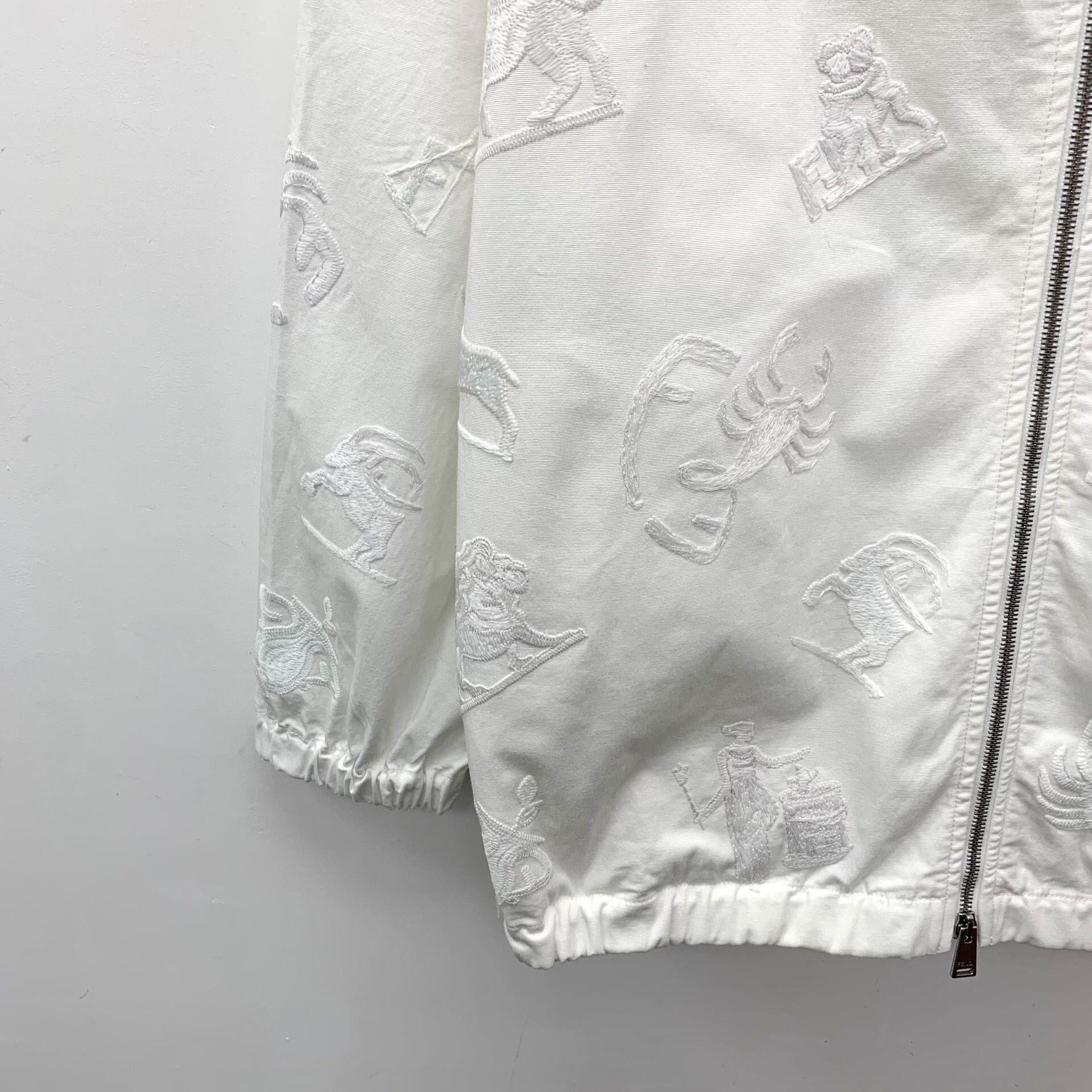 Fendi Fendi Embroidered Zip Jacket IT 48 Size US M / EU 48-50 / 2 - 5 Thumbnail