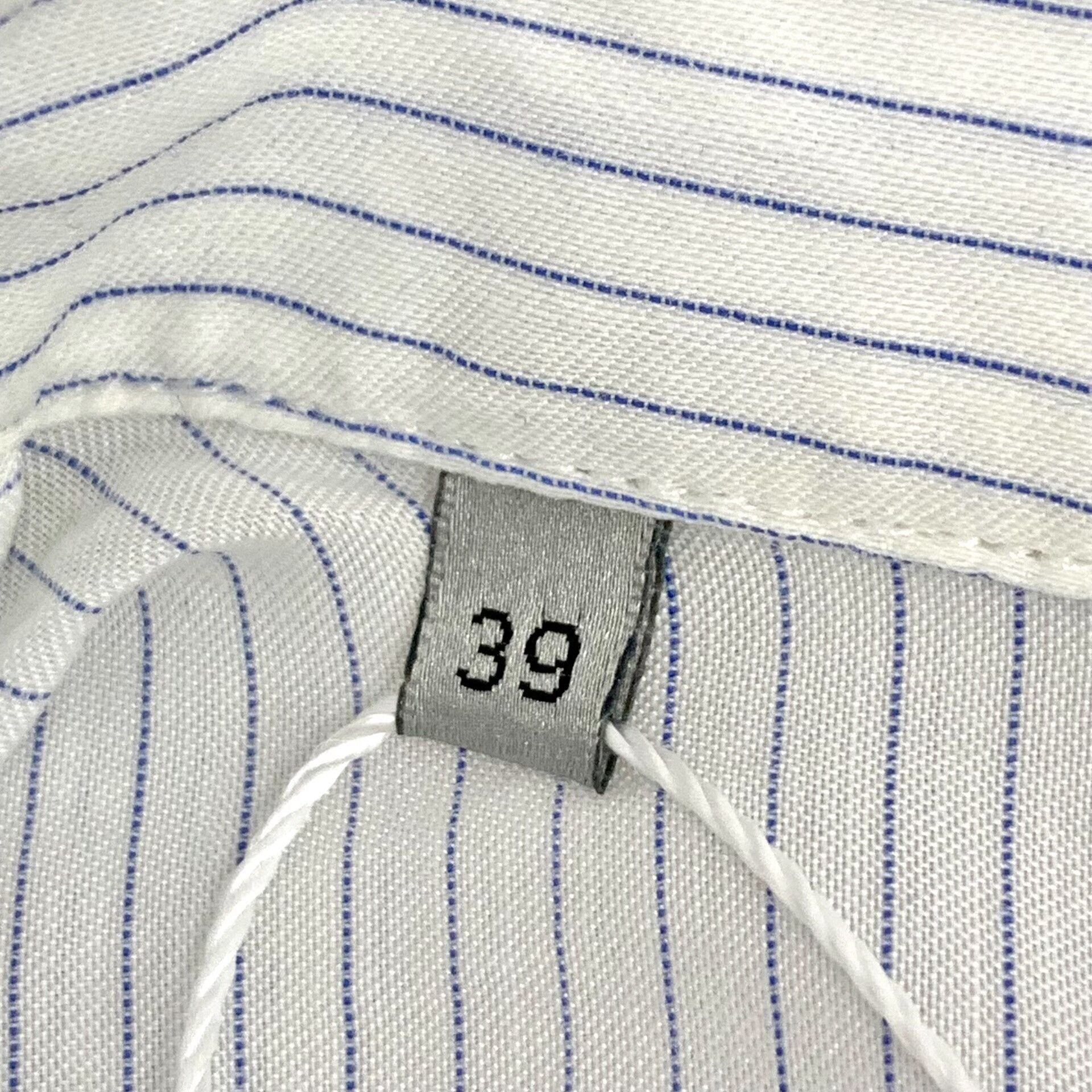 Dior Dior Striped Cotton Cupro Shirt Size 39 Size US M / EU 48-50 / 2 - 7 Thumbnail
