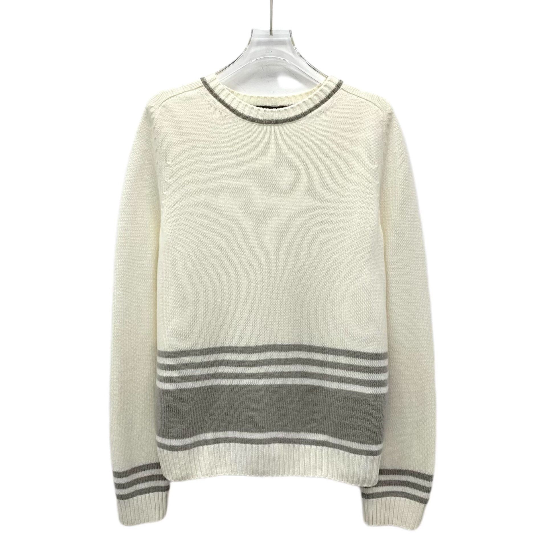 Loro Piana Loro Piana Striped Baby Cashmere Sweater IT 42 Size M / US 6-8 / IT 42-44 - 2 Thumbnail