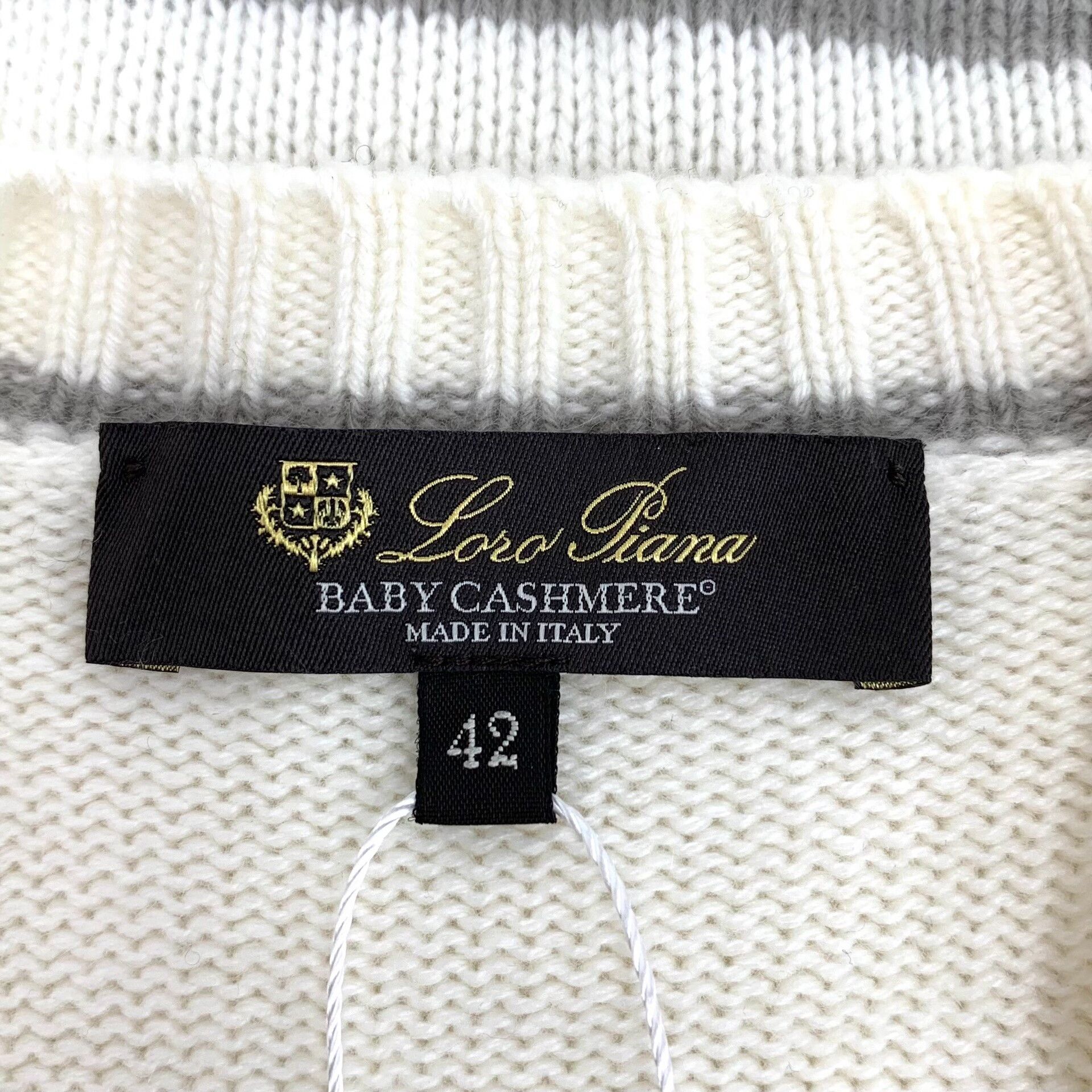 Loro Piana Loro Piana Striped Baby Cashmere Sweater IT 42 Size M / US 6-8 / IT 42-44 - 6 Thumbnail