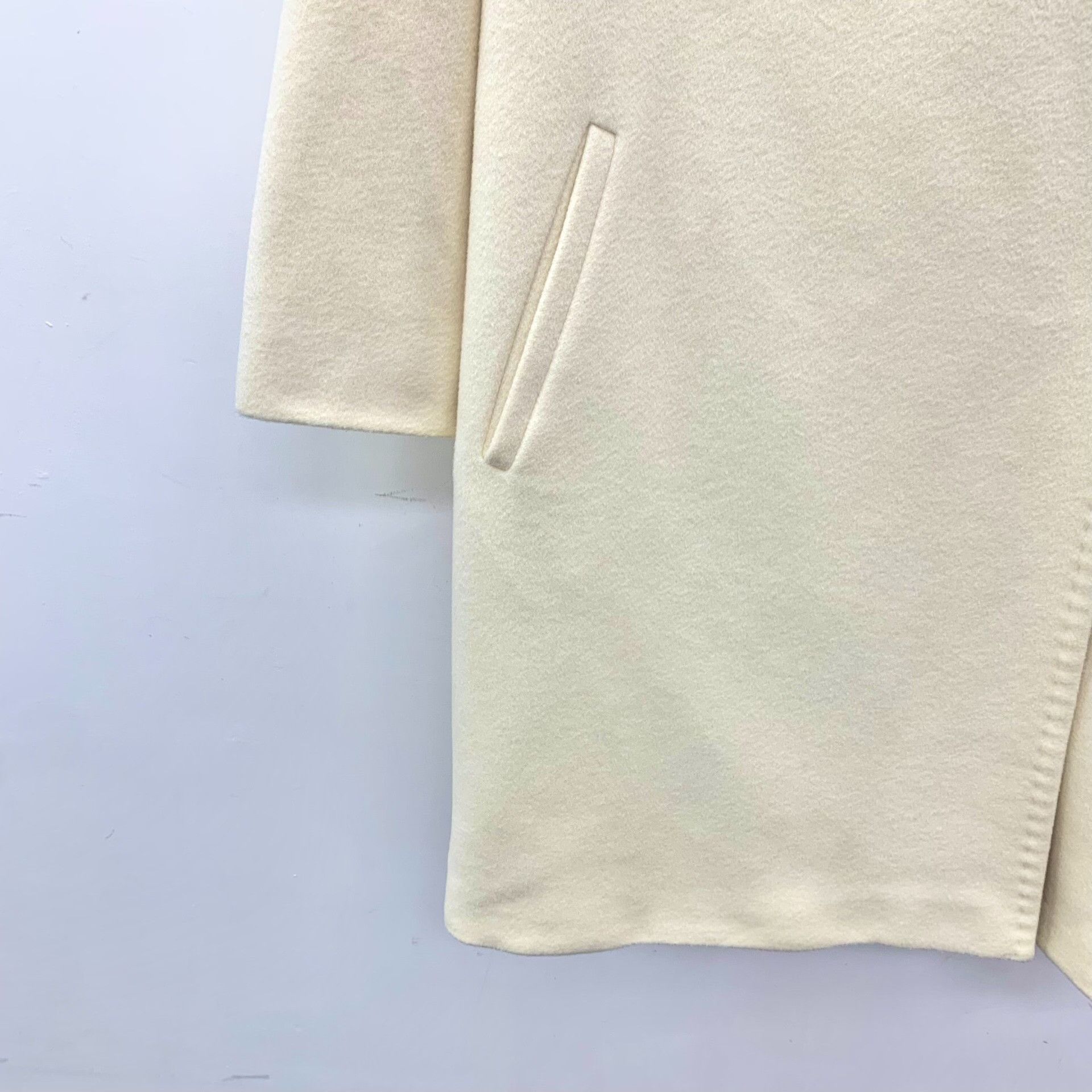 Max Mara Max Mara Studio Fur Trim Hooded Wool Coat US 2 Size XS / US 0-2 / IT 36-38 - 5 Thumbnail
