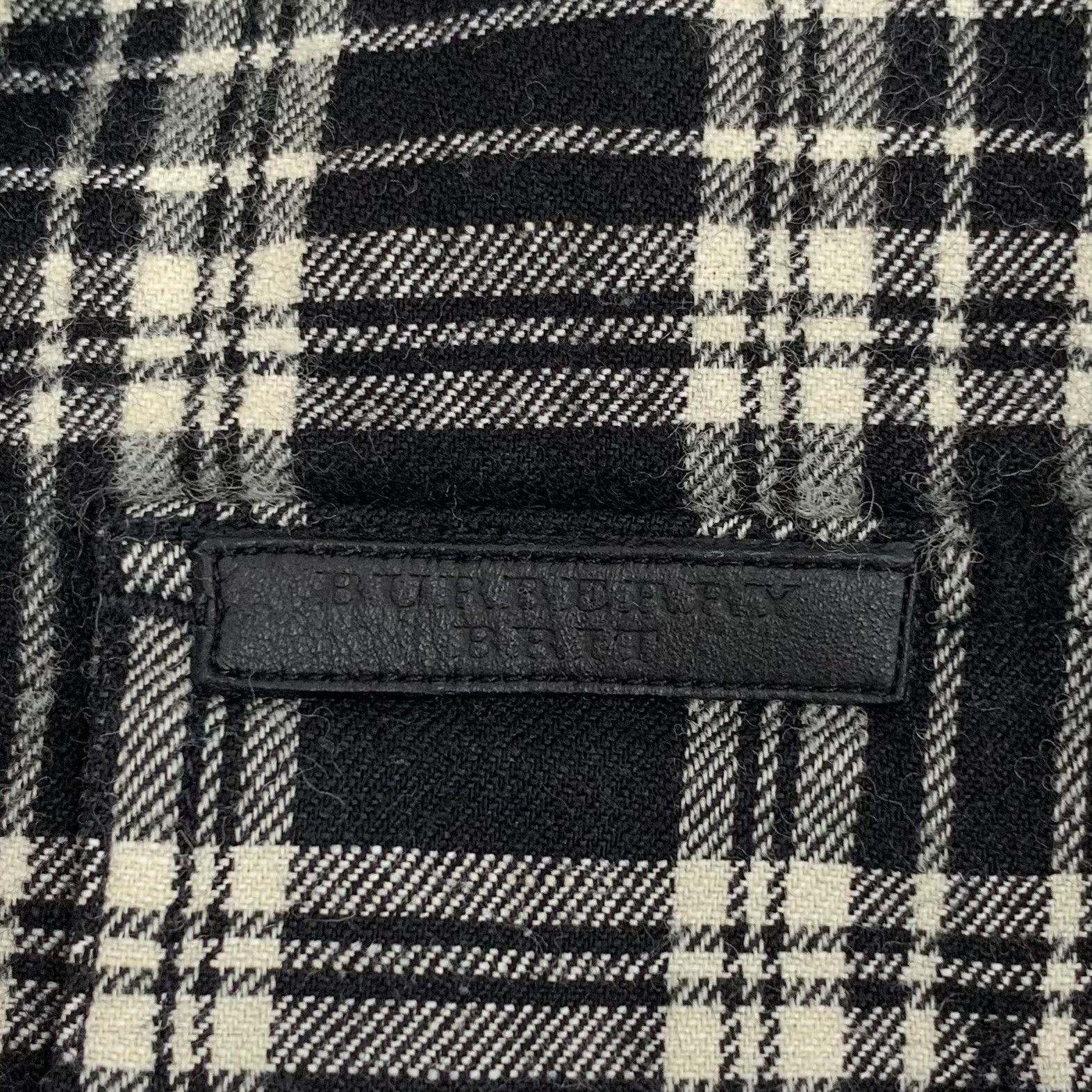 Burberry Burberry Brit Plaid Wool Blend Shirt Size M Size US M / EU 48-50 / 2 - 6 Thumbnail