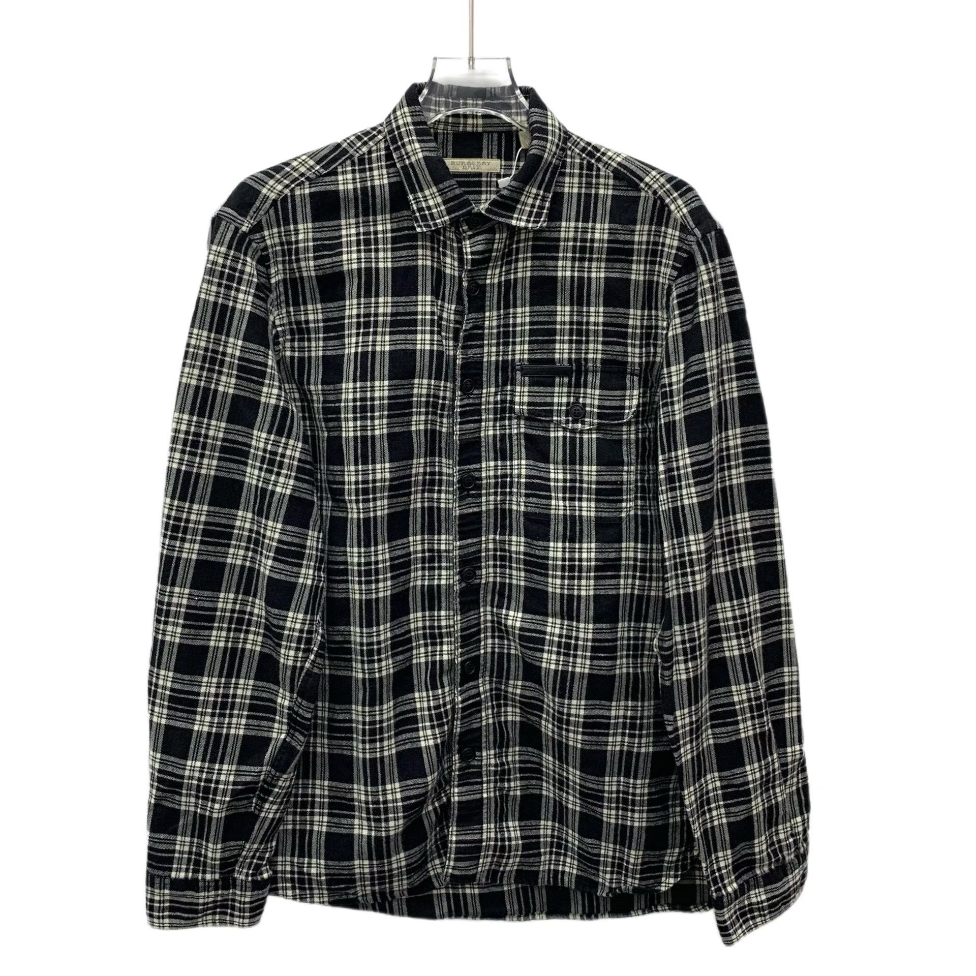 Burberry Burberry Brit Plaid Wool Blend Shirt Size M Size US M / EU 48-50 / 2 - 2 Thumbnail