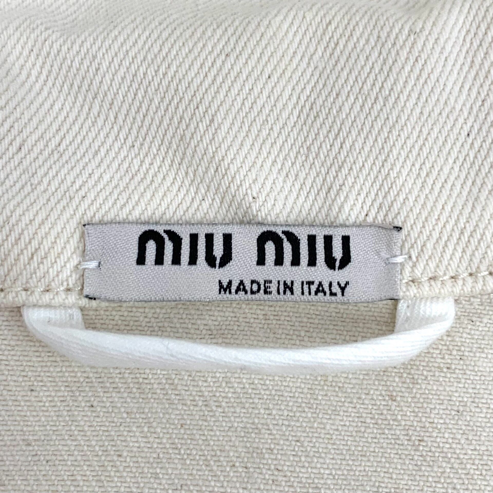 Miu Miu Miu Miu Distressed Cropped Denim Jacket IT 36 Size XS / US 0-2 / IT 36-38 - 6 Thumbnail