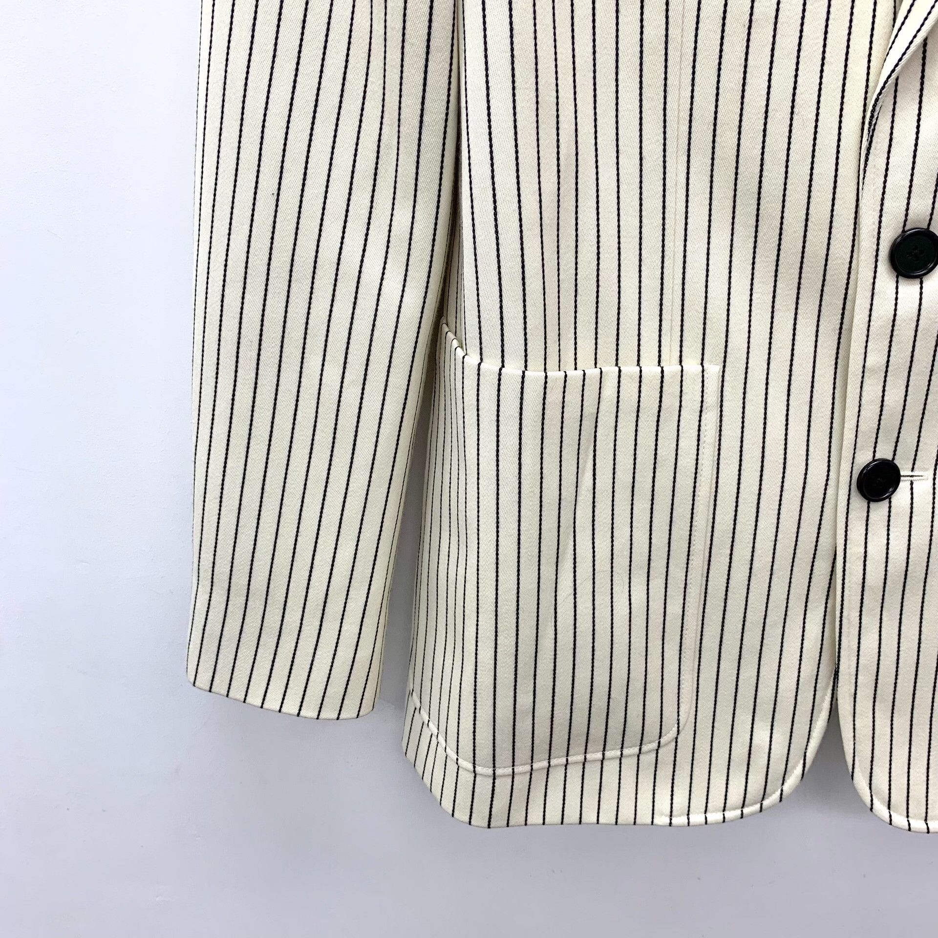 Celine Celine Striped Wool Blazer Size 36 Size XS / US 0-2 / IT 36-38 - 5 Thumbnail