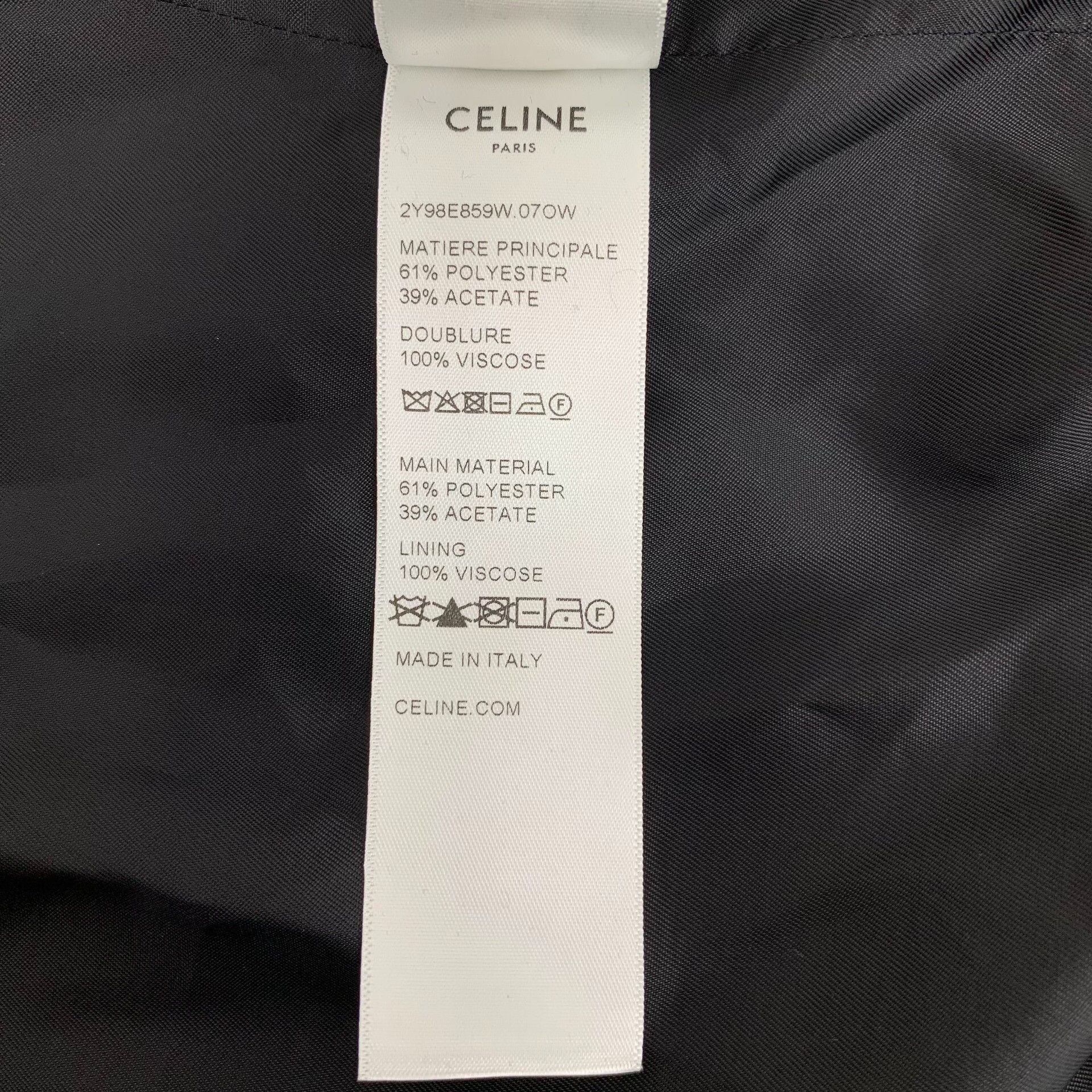 Celine Celine Side Stripe Logo Track Jacket XL Size US XL / EU 56 / 4 - 8 Thumbnail