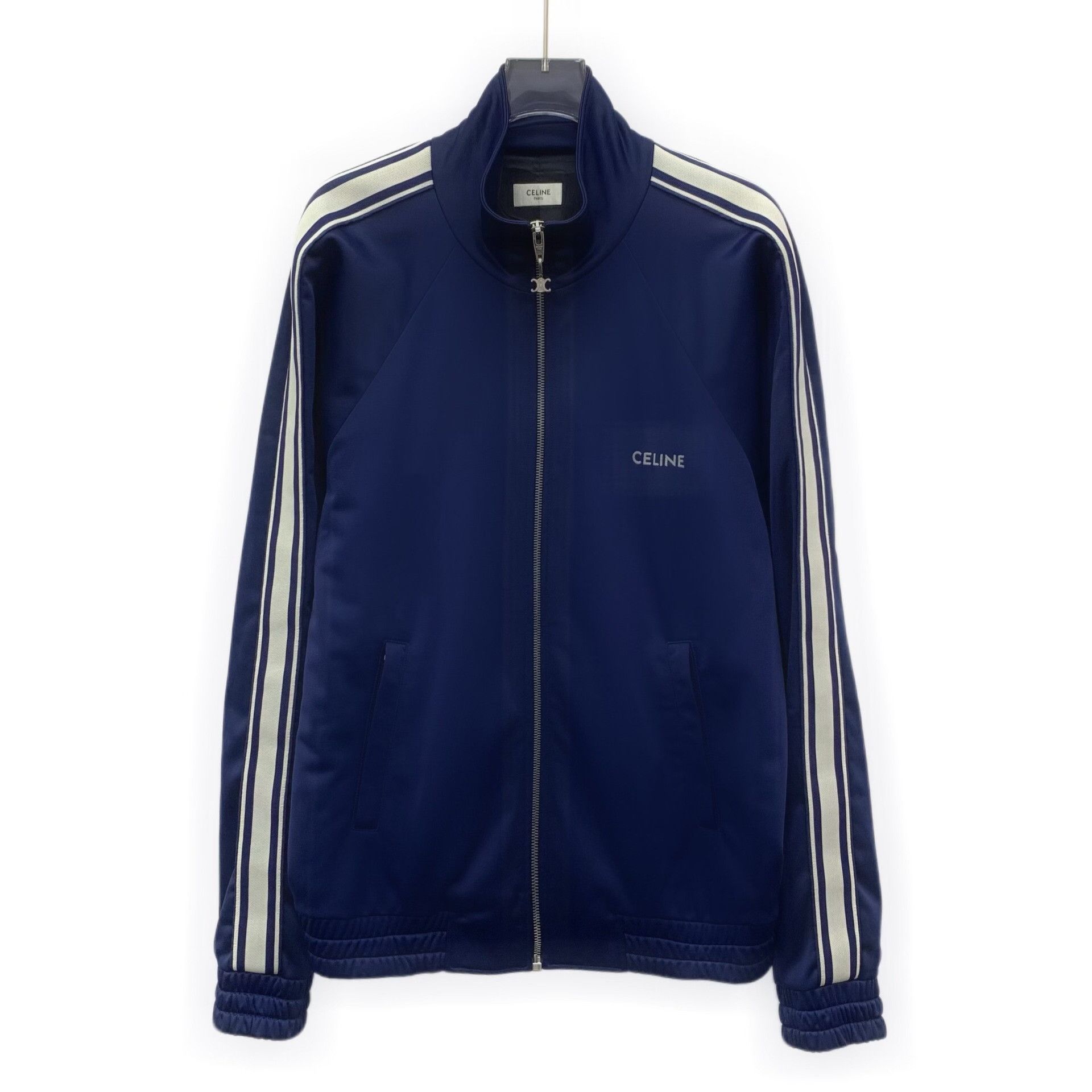 Celine Celine Side Stripe Logo Track Jacket XL Size US XL / EU 56 / 4 - 2 Thumbnail