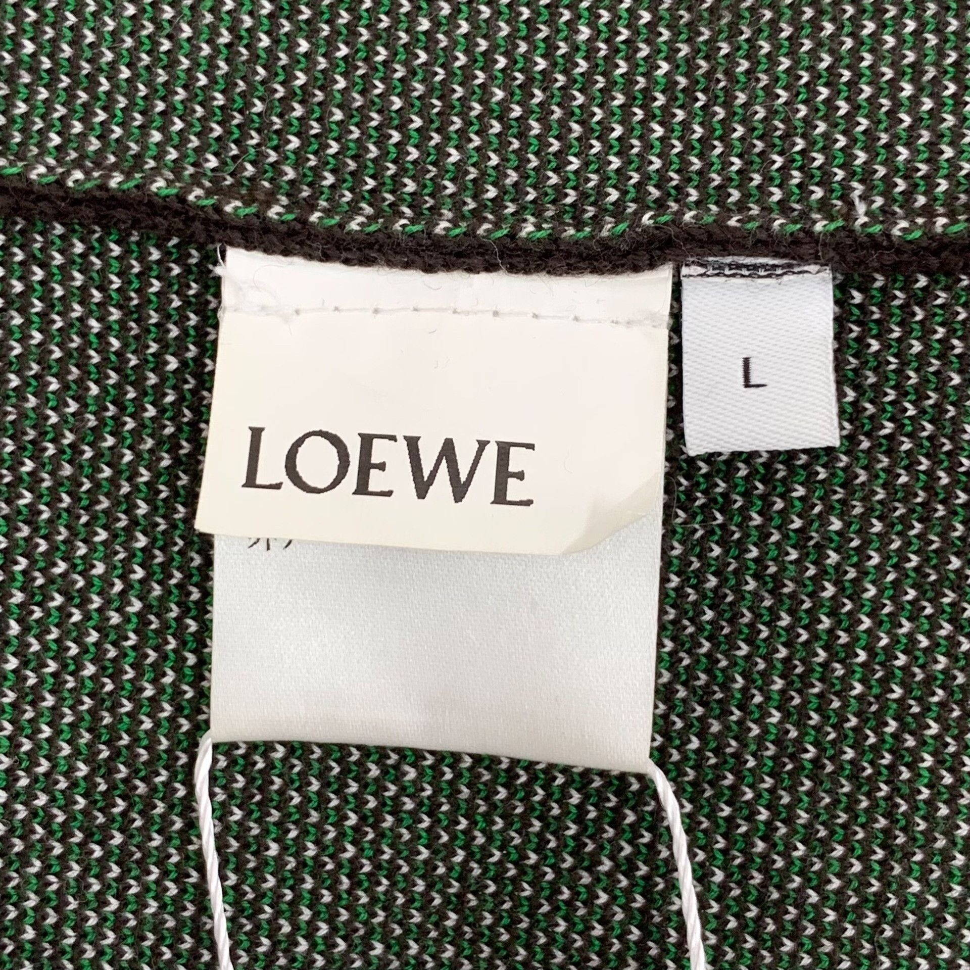 Loewe Loewe Gingham Trim Knit T-Shirt L Size US L / EU 52-54 / 3 - 7 Thumbnail