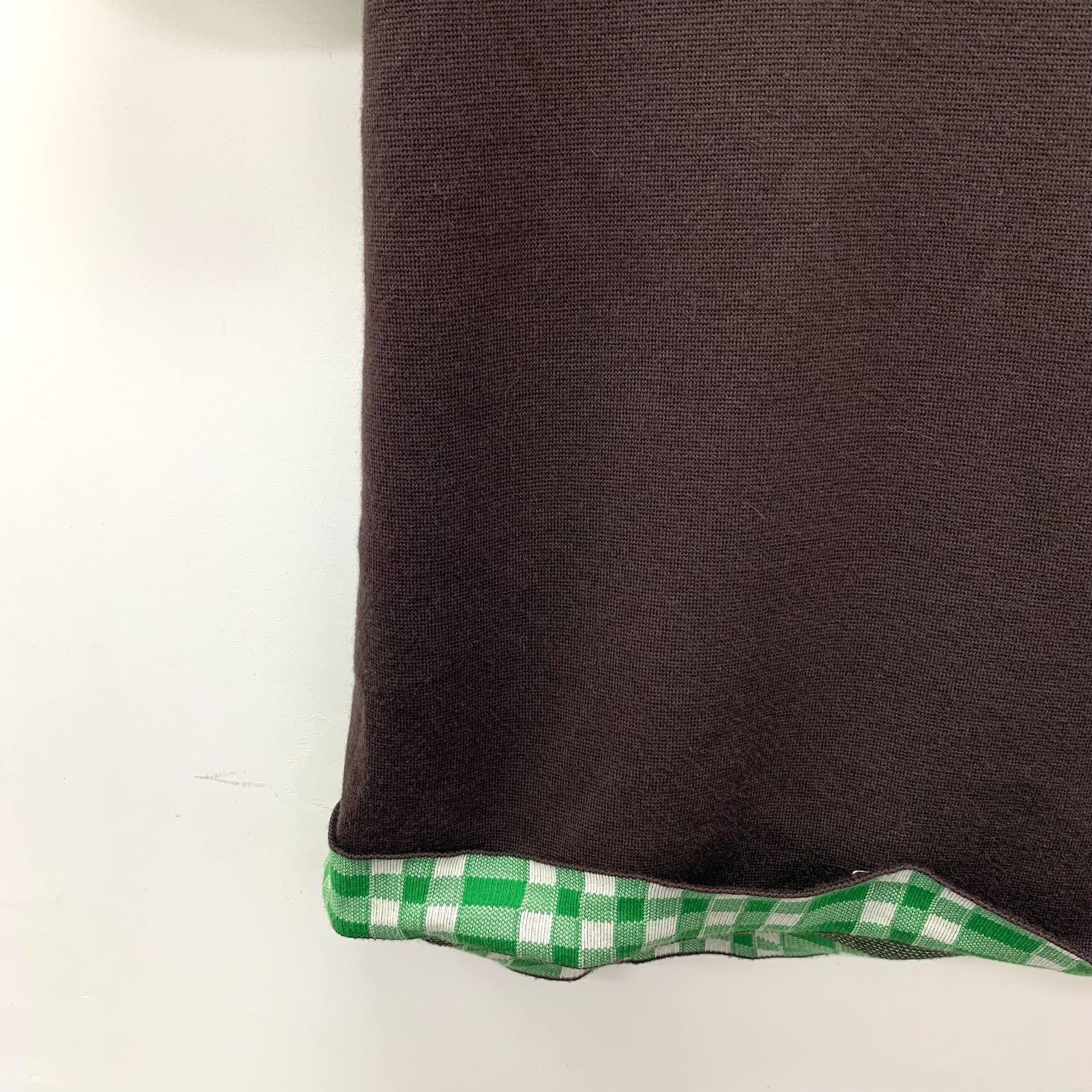 Loewe Loewe Gingham Trim Knit T-Shirt L Size US L / EU 52-54 / 3 - 5 Thumbnail