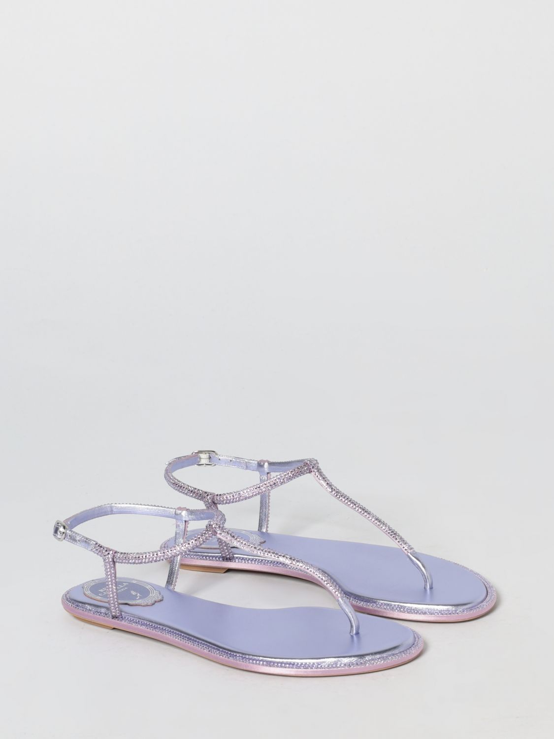 Rene Caovilla Rene Caovilla Heeled Sandal Woman Violet Size US 10 / IT 40 - 2 Thumbnail
