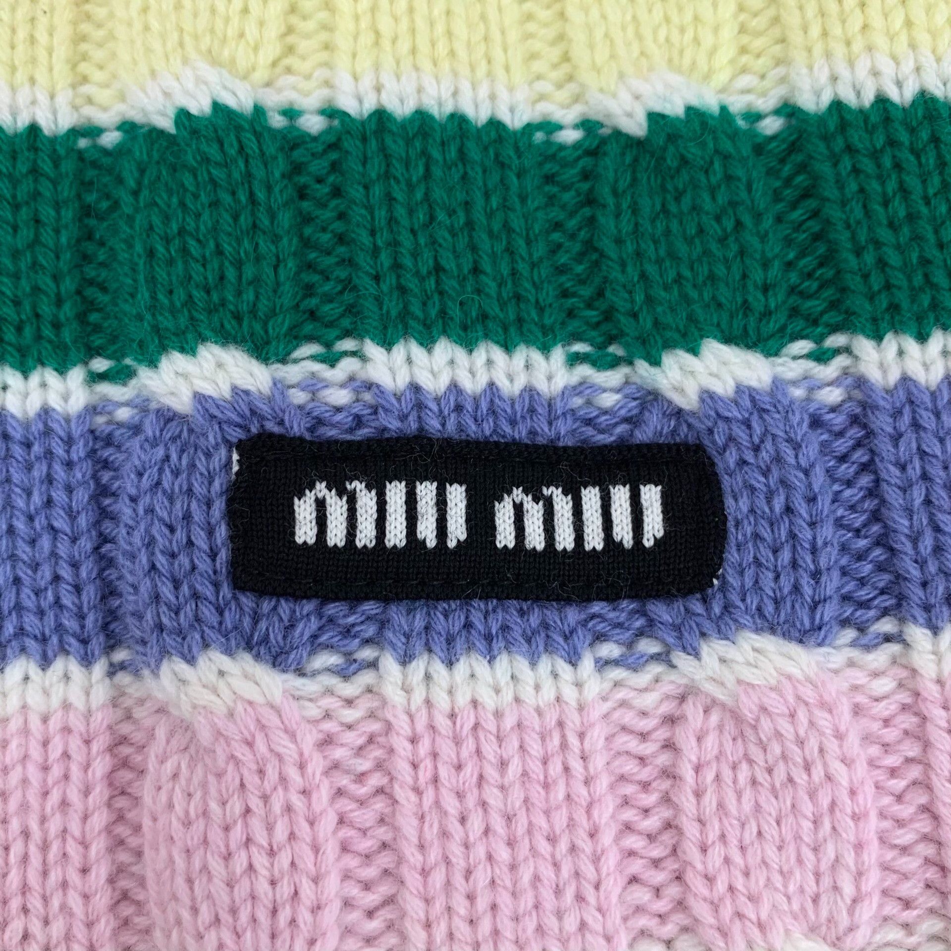 Miu Miu Miu Miu Striped Cashmere Sweater Size 40 Size S / US 4 / IT 40 - 6 Thumbnail