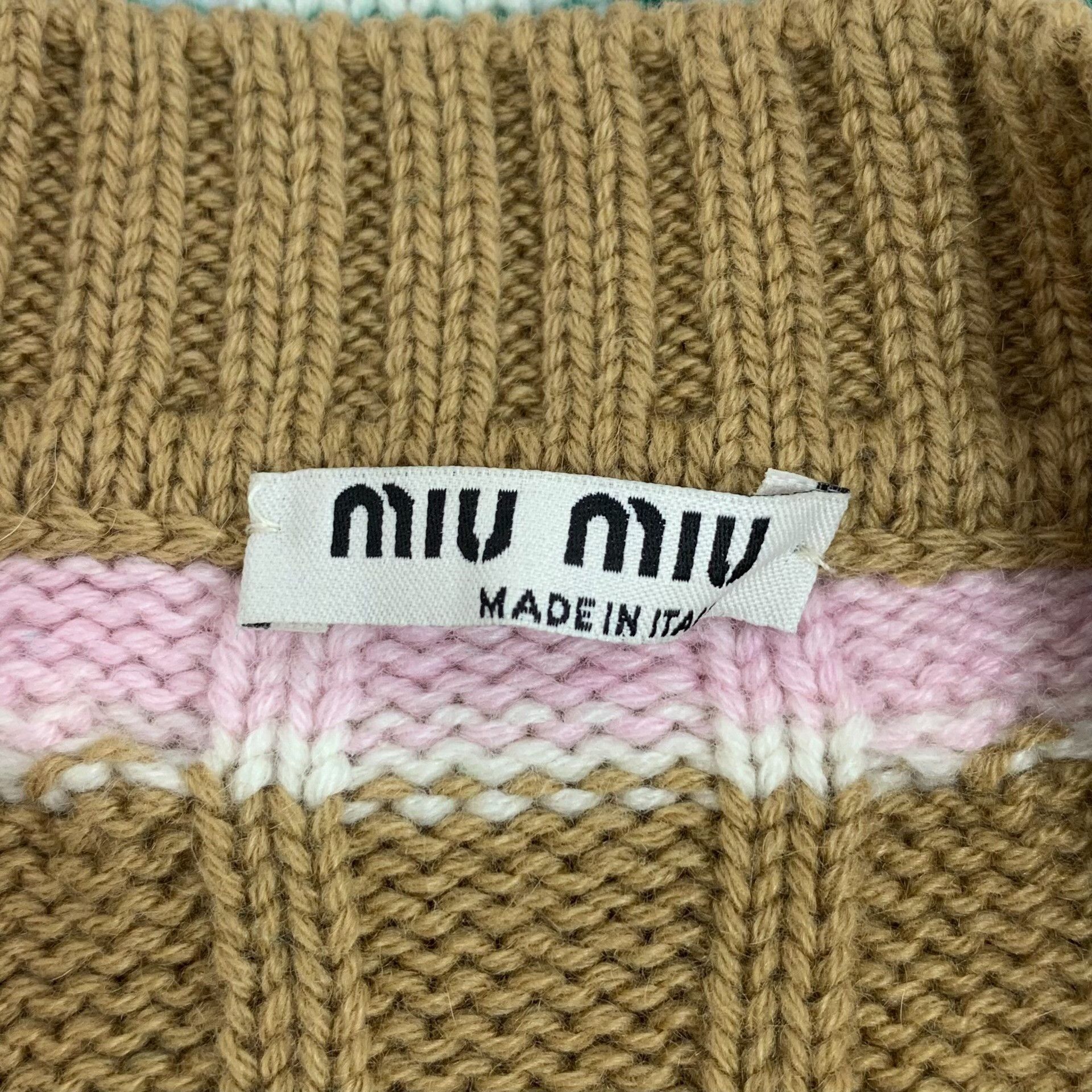 Miu Miu Miu Miu Striped Cashmere Sweater Size 40 Size S / US 4 / IT 40 - 7 Thumbnail