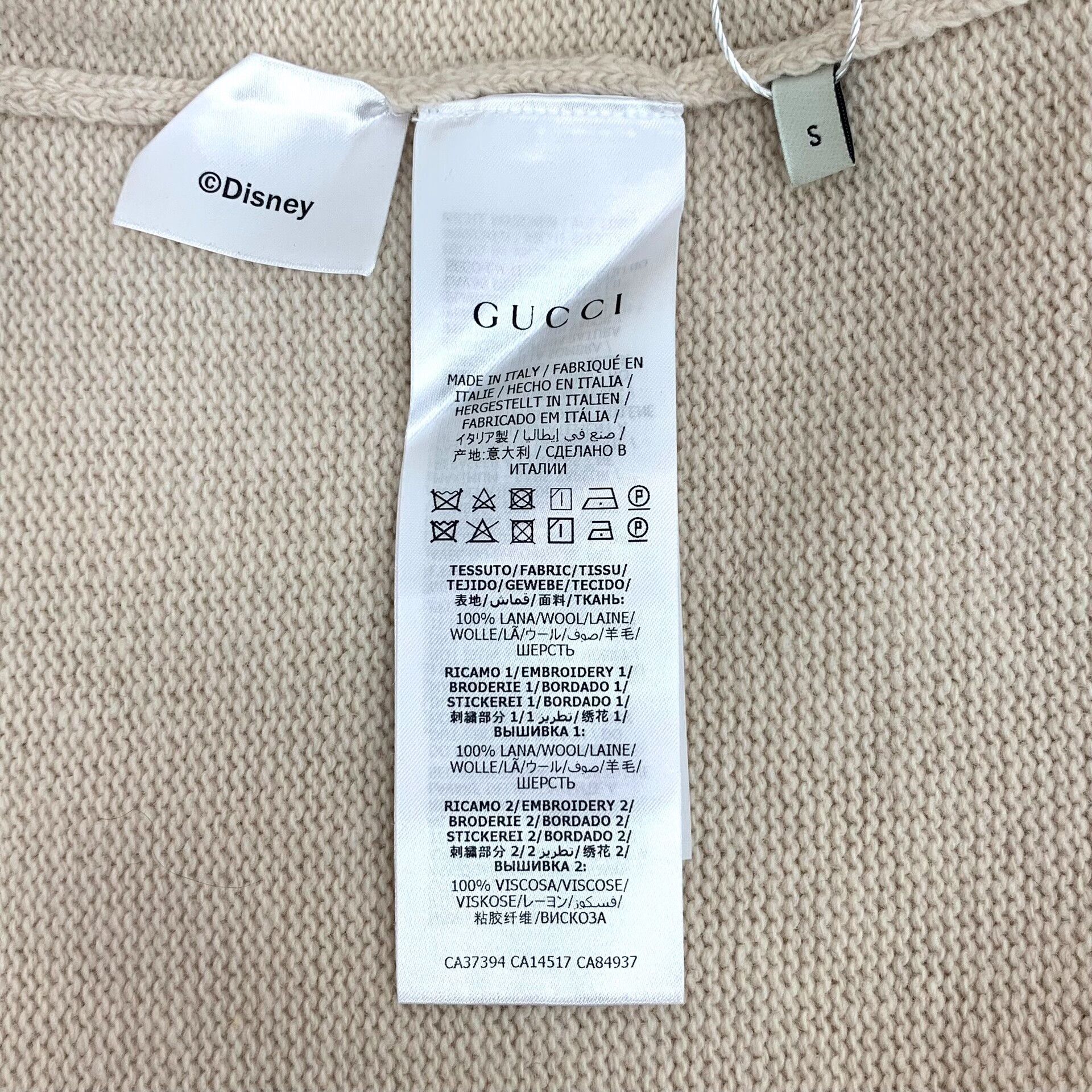 Gucci Gucci x Disney Mickey Mouse Wool Sweater Size S Size US S / EU 44-46 / 1 - 7 Thumbnail