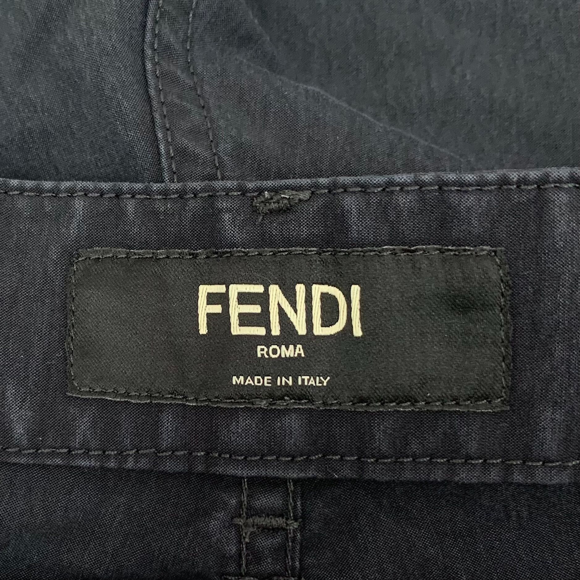 Fendi Fendi Zippered Cotton Cargo Shorts 48 Size US 32 / EU 48 - 6 Thumbnail