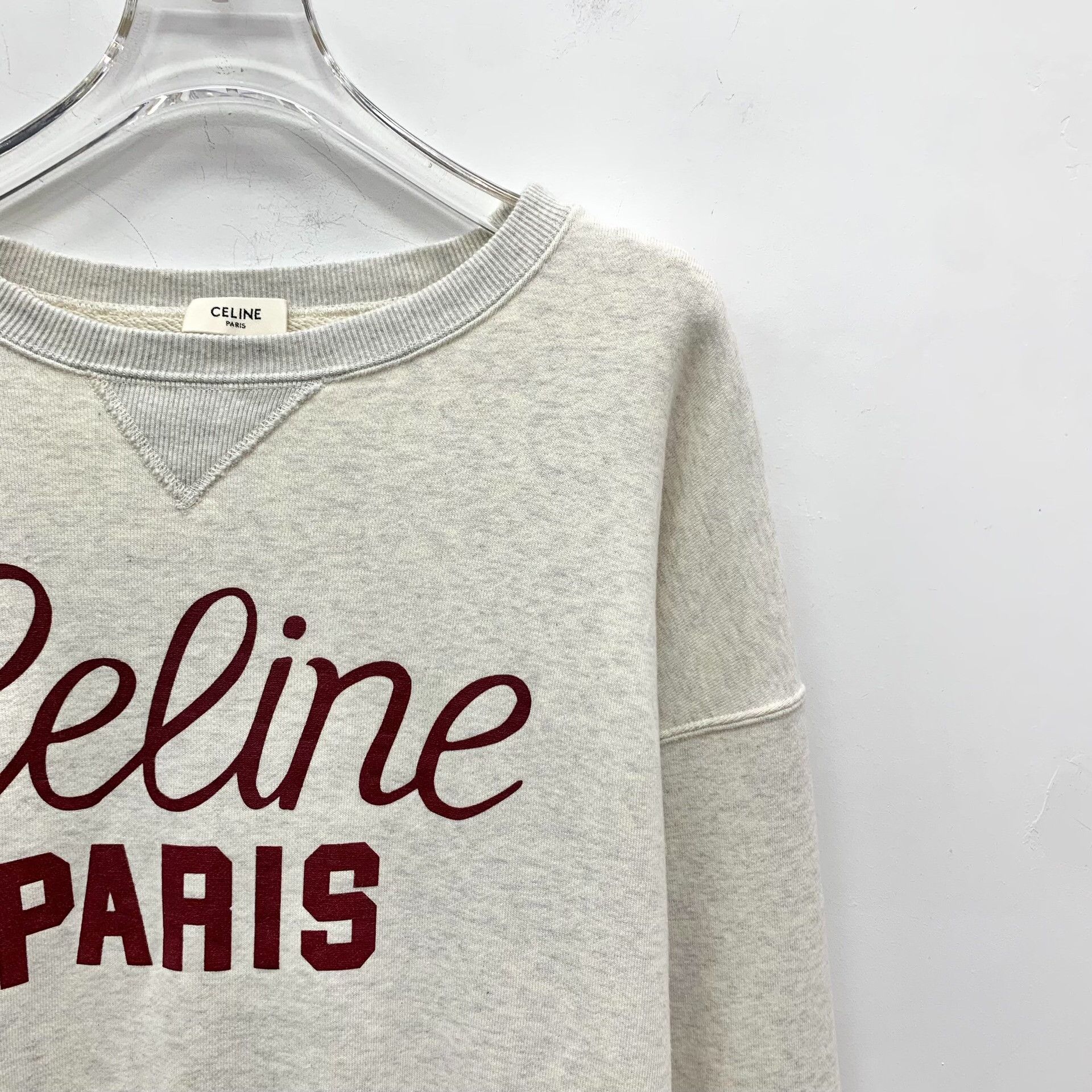 Celine CELINE Paris Embroidered Sweatshirt Size M Size US M / EU 48-50 / 2 - 4 Thumbnail
