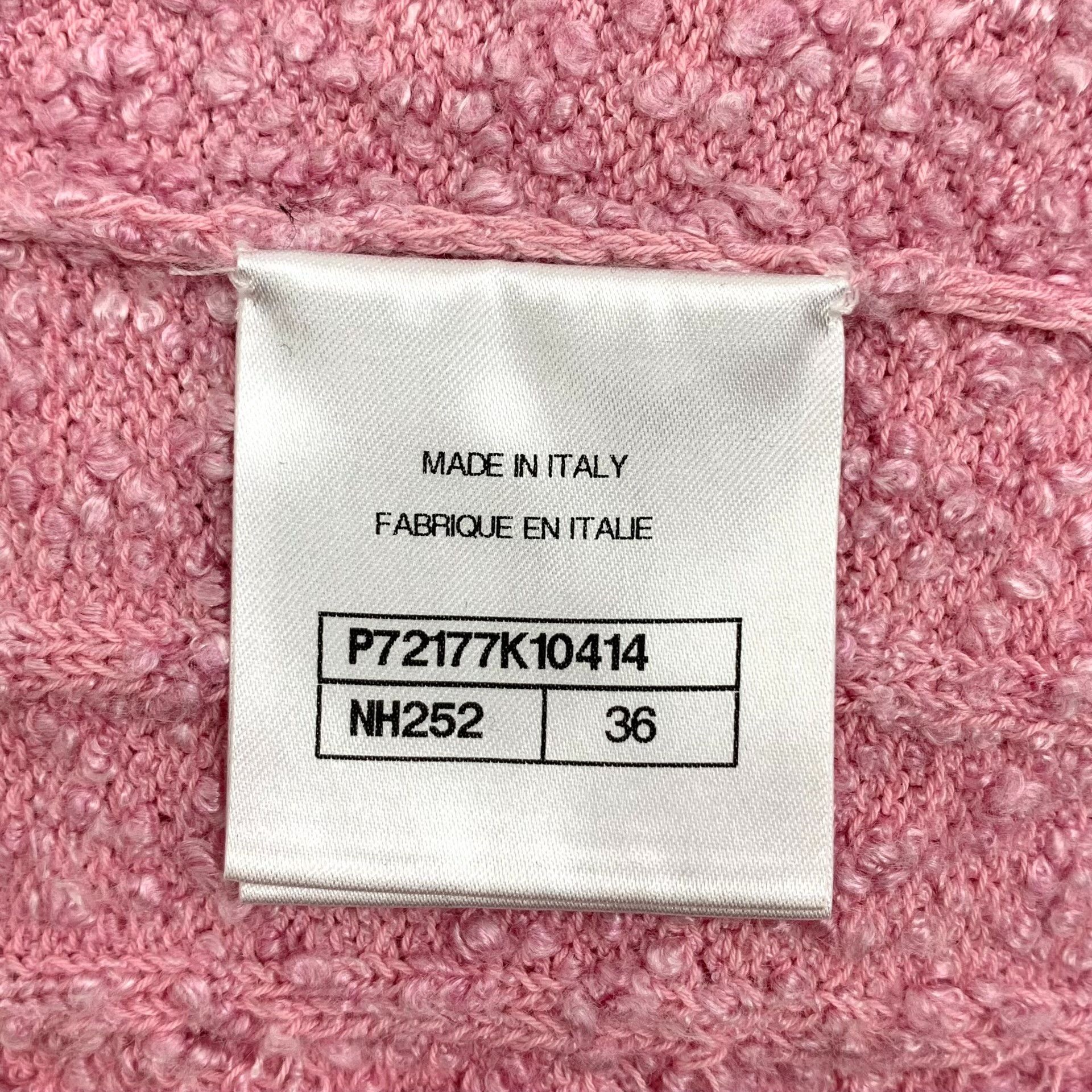 Chanel Chanel Cable Knit Cardigan Dress Pink Size 36 Size XS / US 0-2 / IT 36-38 - 9 Thumbnail