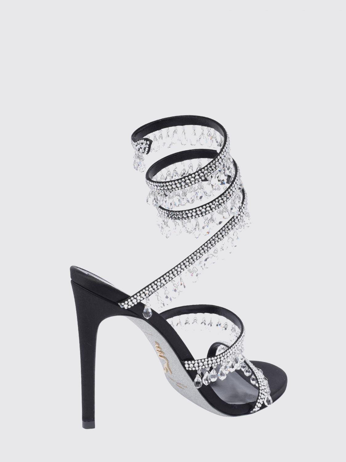 Rene Caovilla Rene Caovilla Heeled Sandal Woman Black Size US 8 / IT 38 - 3 Thumbnail