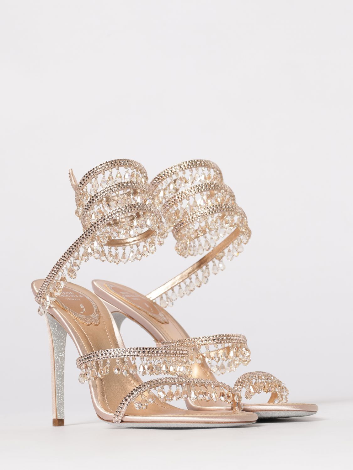 Rene Caovilla Rene Caovilla Heeled Sandal Woman Pink Size US 7 / IT 37 - 2 Thumbnail