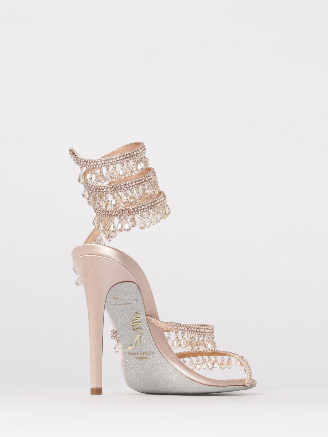Rene Caovilla Rene Caovilla Heeled Sandal Woman Pink Size US 9 / IT 39 - 3 Thumbnail