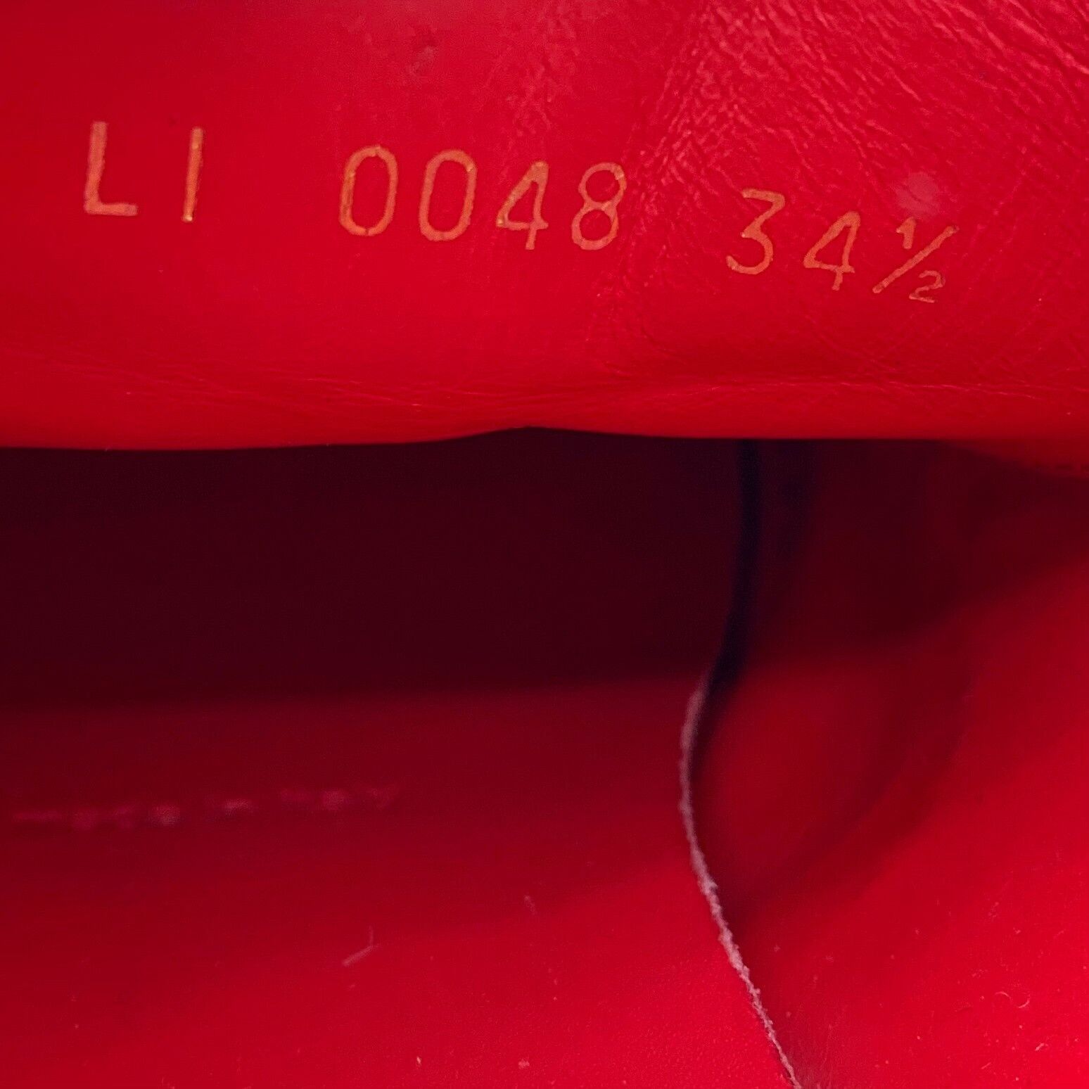 Louis Vuitton Louis Vuitton Red Patent Leather Sneakers 34.5 Size US 4.5 / IT 34.5 - 7 Thumbnail
