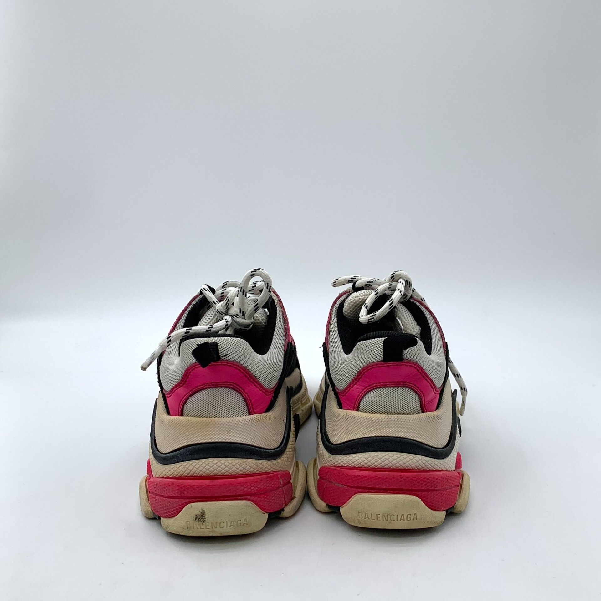 Balenciaga Balenciaga Pink Mesh Triple S Sneakers EU 36 Size US 6 / IT 36 - 5 Thumbnail