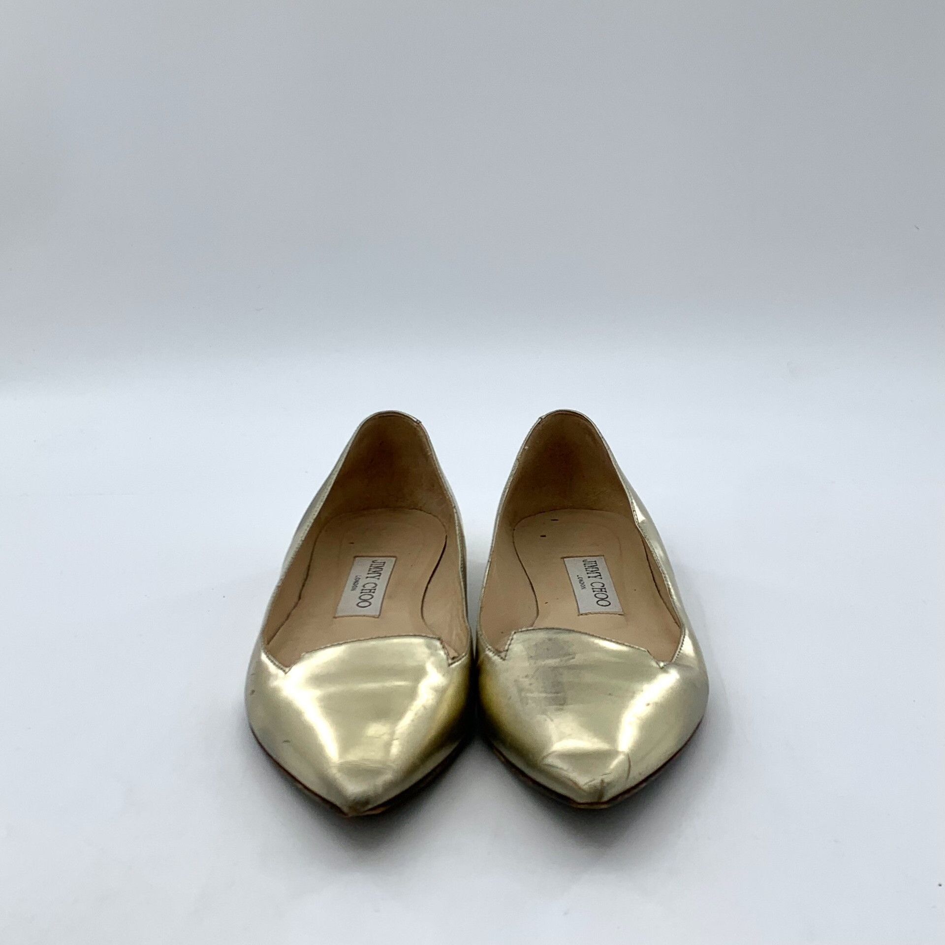 Jimmy Choo Jimmy Choo Metallic Pointed Toe Flats 35.5 Size US 5.5 / IT 35.5 - 4 Thumbnail