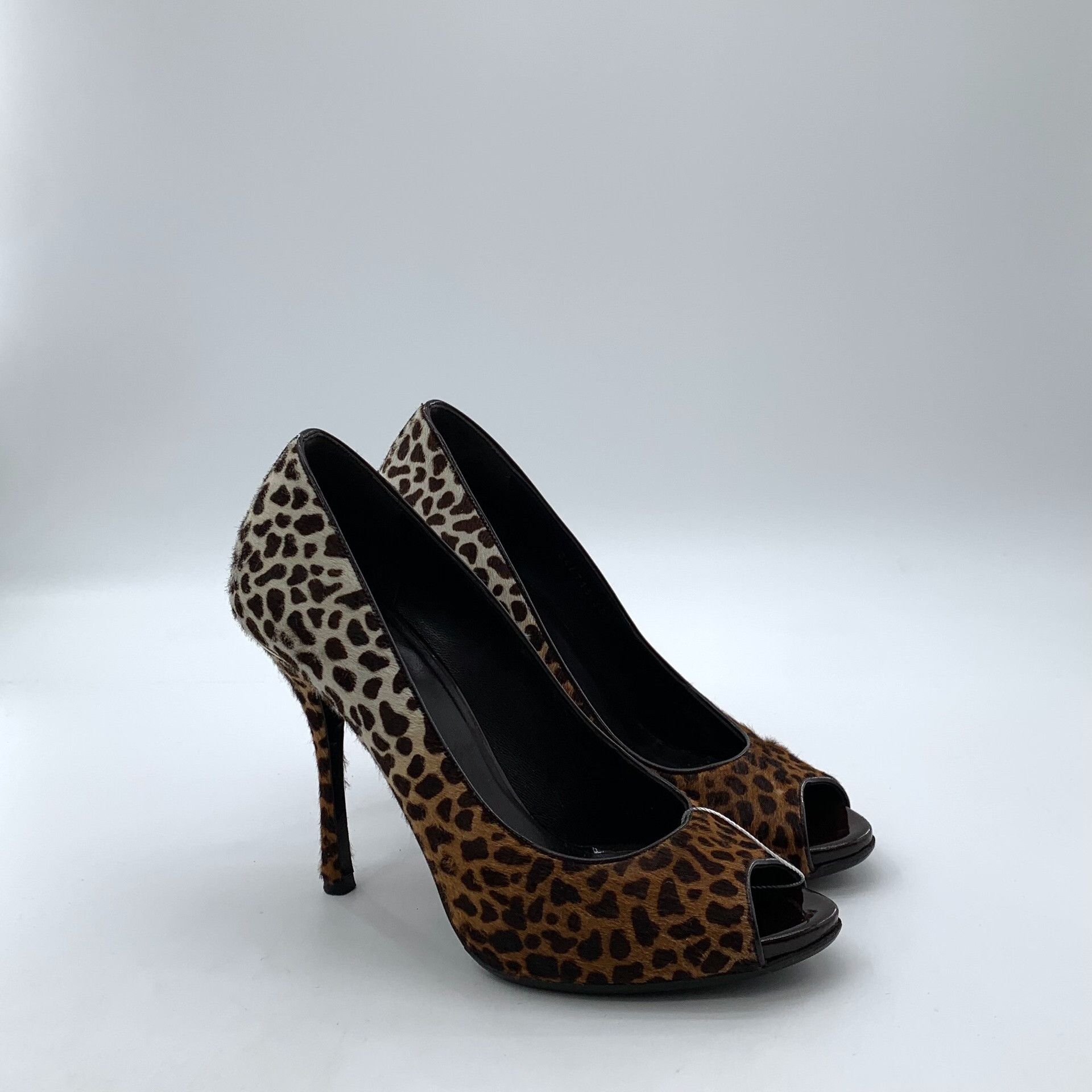 Gucci Gucci Leopard Print Peep Toe Heels 38.5 Size US 8.5 / IT 38.5 - 3 Thumbnail