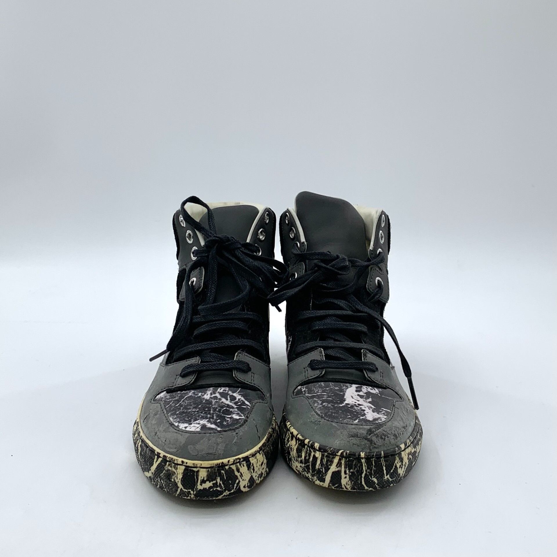 Balenciaga Balenciaga Marble High-Top Sneakers 35 Size US 5 / IT 35 - 4 Thumbnail